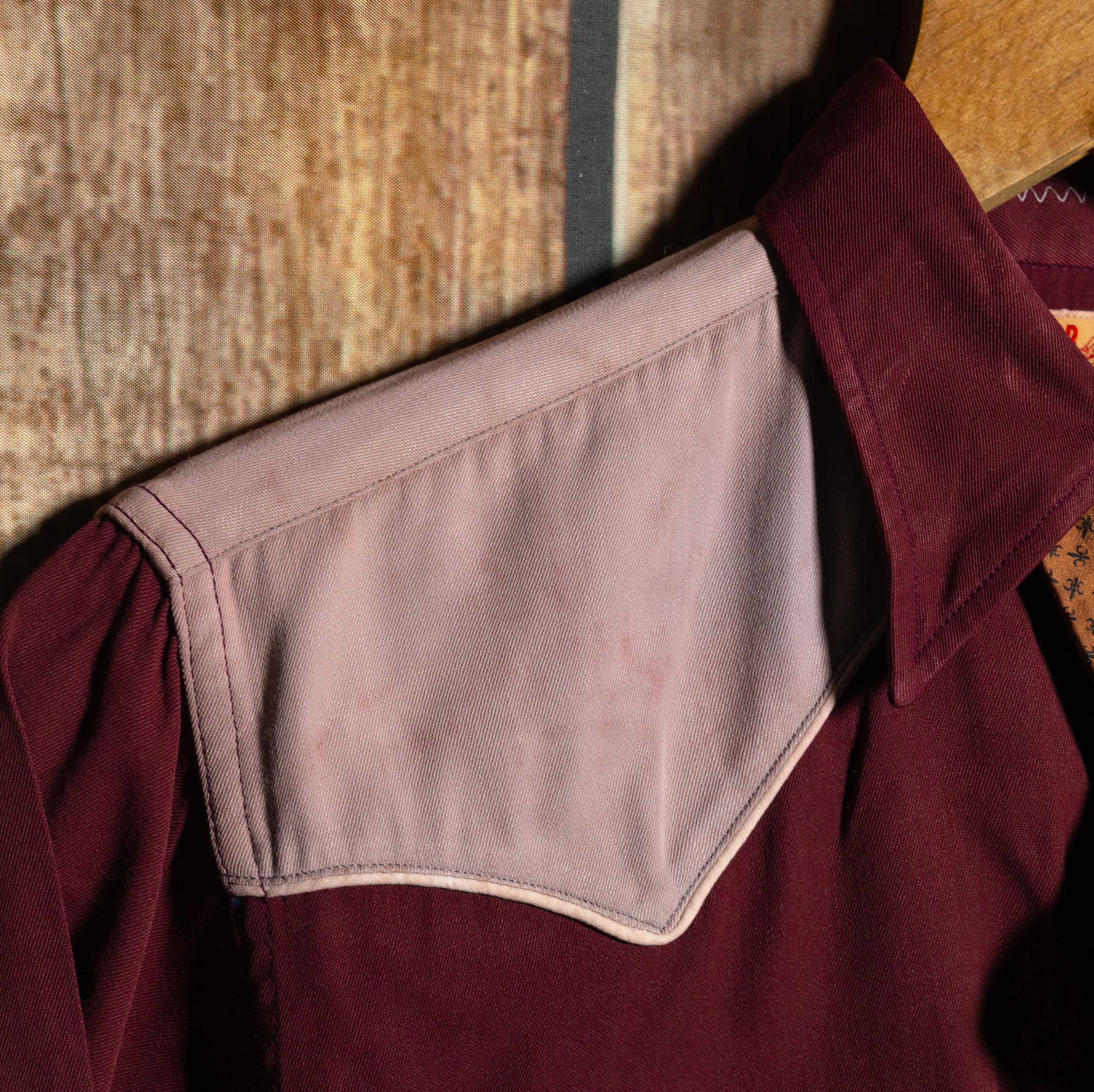 Vintage 1950s Prior Denver Western Gabardine Shirt