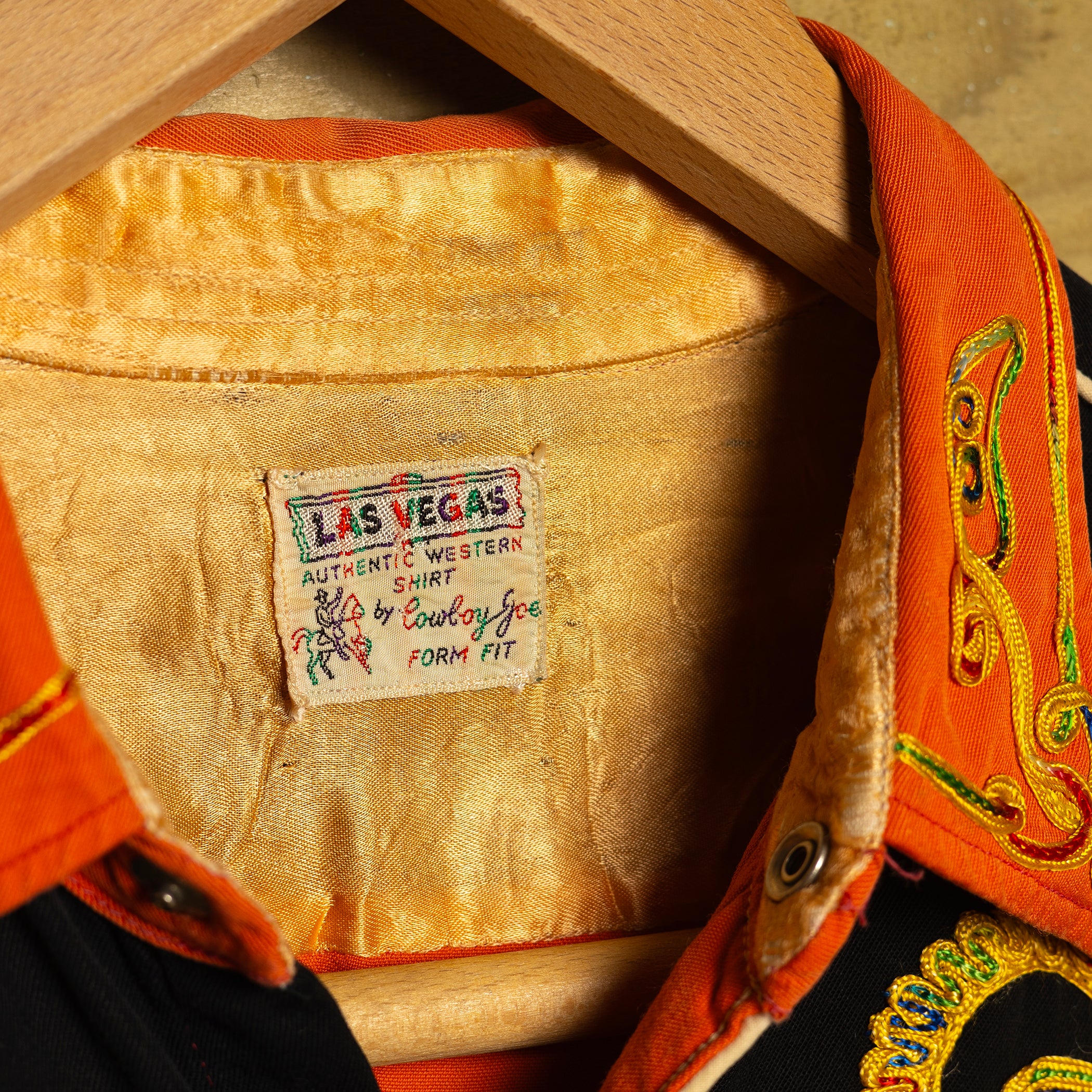 Rare Vintage 1950s Las Vegas Authentic Western Shirt By Cowboy Joe