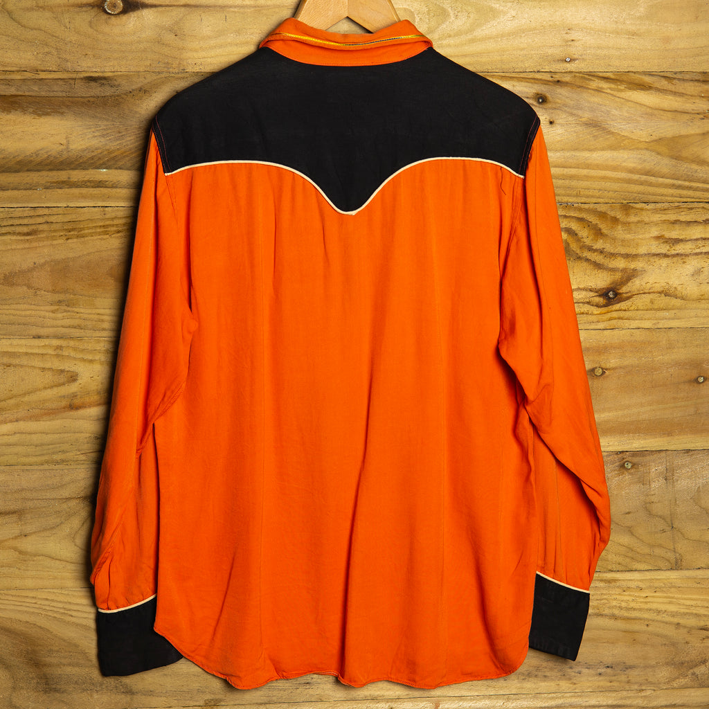 Rare Vintage 1950s Las Vegas Authentic Western Shirt By Cowboy Joe