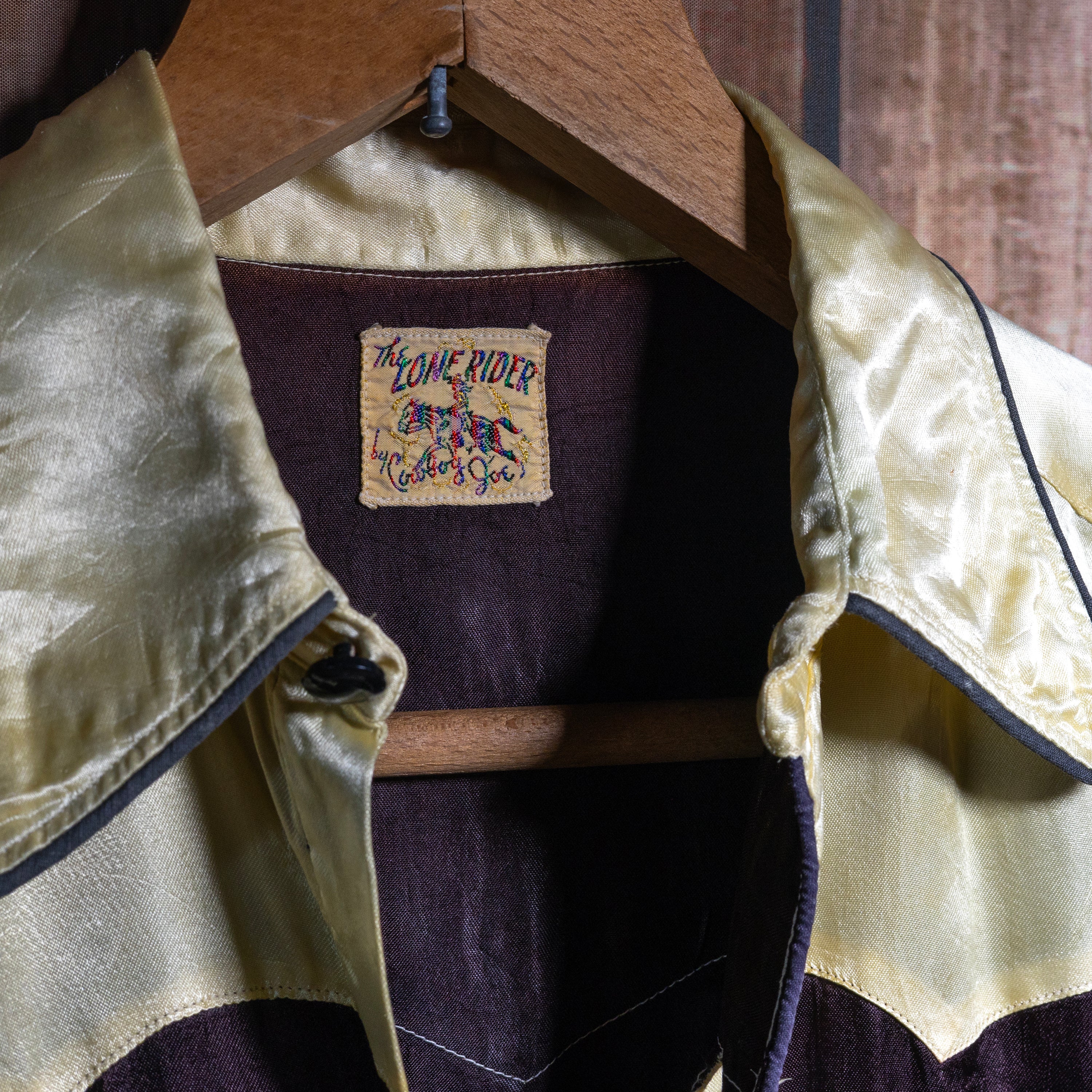 Vintage 1950s Cowboy Joe's Lone Rider Western Shirt