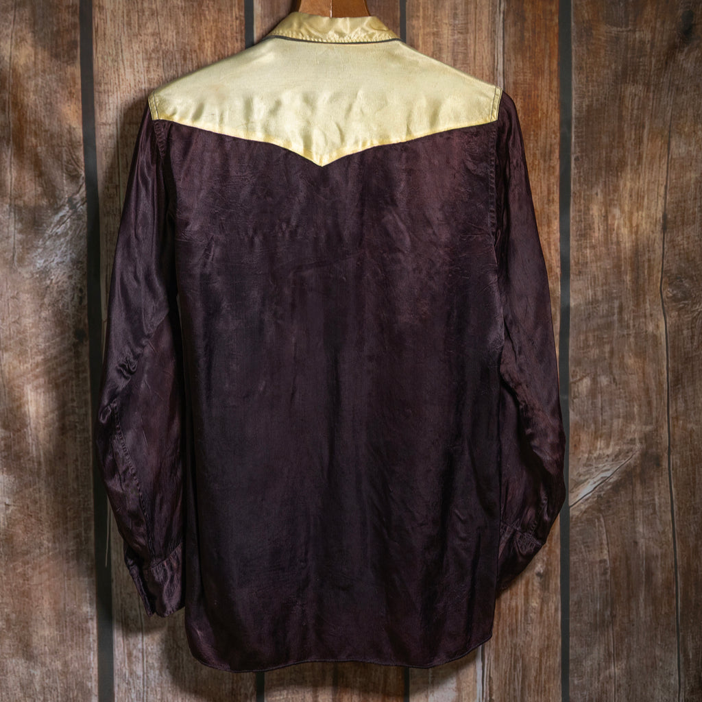 Vintage 1950s Cowboy Joe's Lone Rider Western Shirt