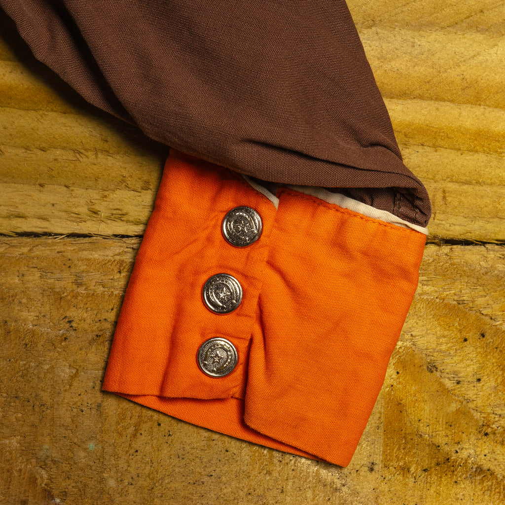 1950s Vintage Kids Western Embroidered Fringe Shirt S