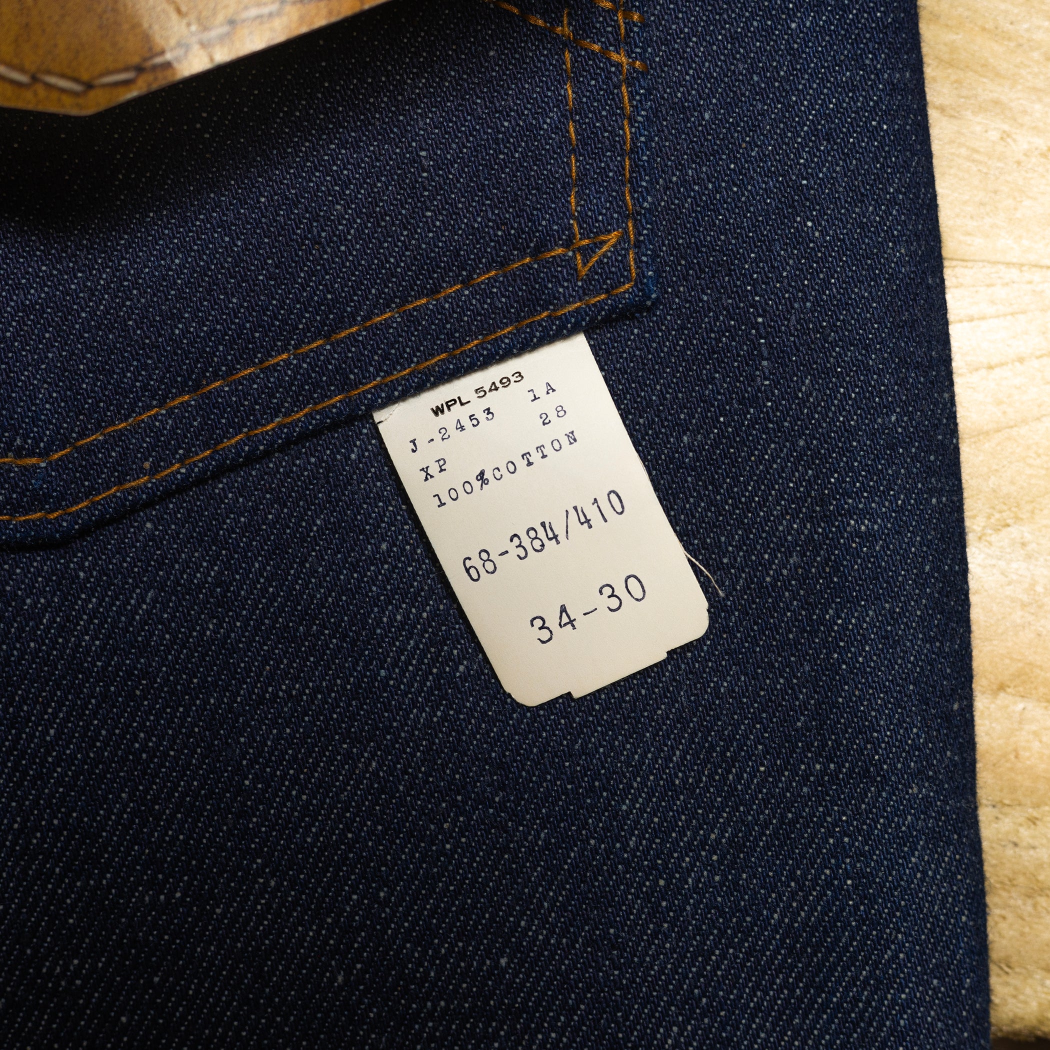 NWT Vintage Dee Cee Straight Leg Dark Wash Denim Jeans – 34 x 30