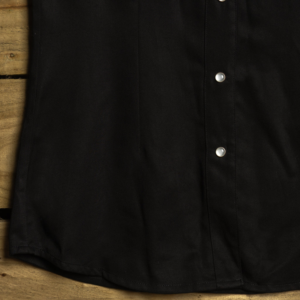 H Bar C Tulsa Black Sleeveless Tencel Western Top – S 8–10