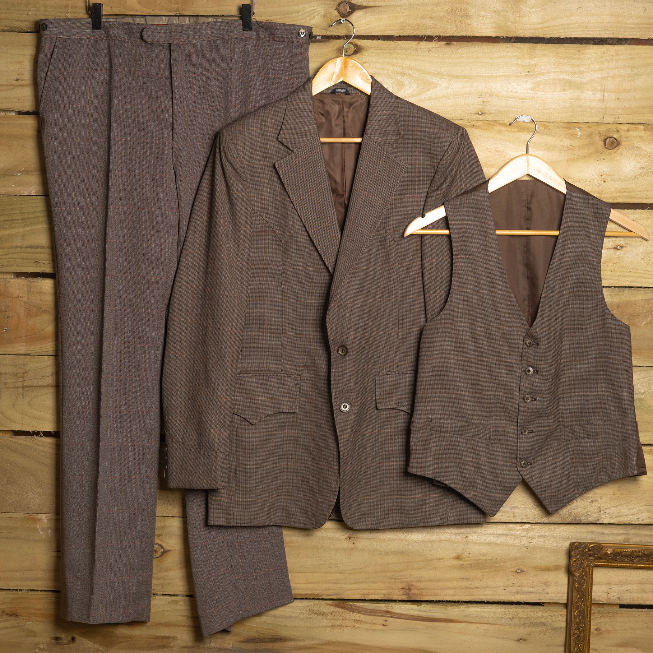 Vintage H Bar C California Ranchwear 3-Piece Tailored Western Suit — L