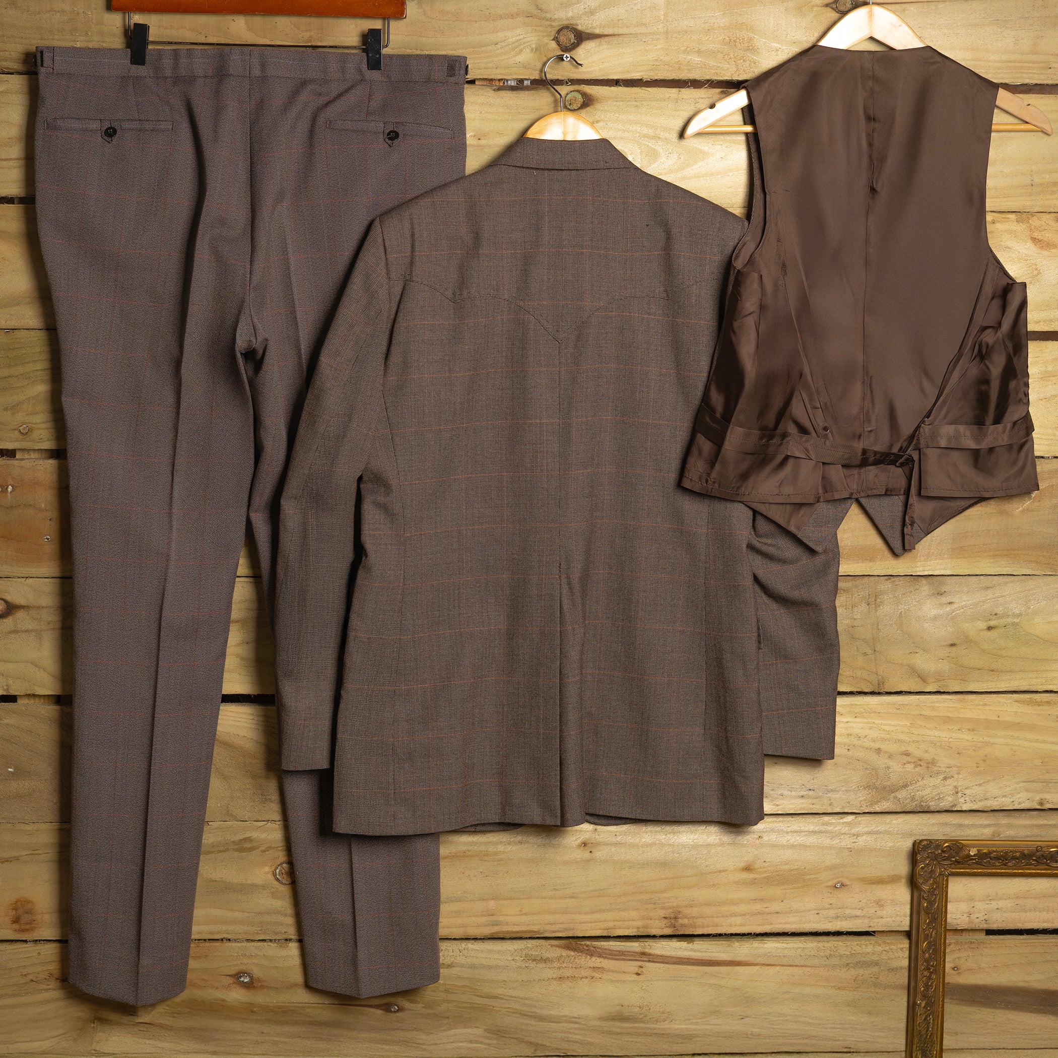 Vintage H Bar C California Ranchwear 3-Piece Tailored Western Suit — L
