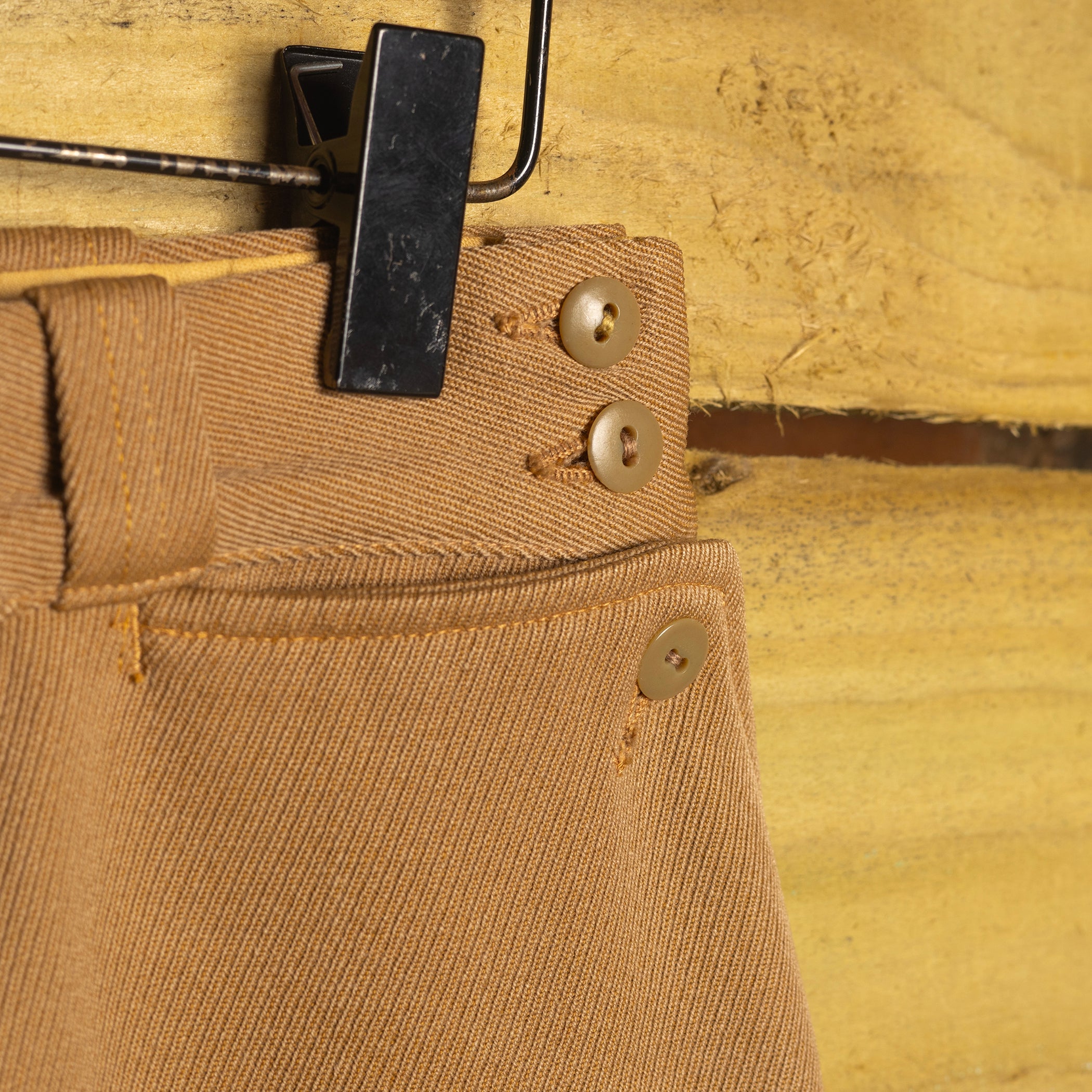 1940s H Bar C California Ranchwear Wool Jodhpurs - Caramel High Waist - Size 10 - Rare