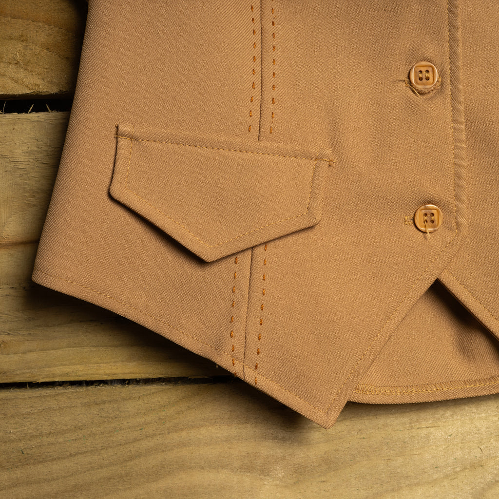 1970s Vintage H Bar C Stitched Western Vest – Size S