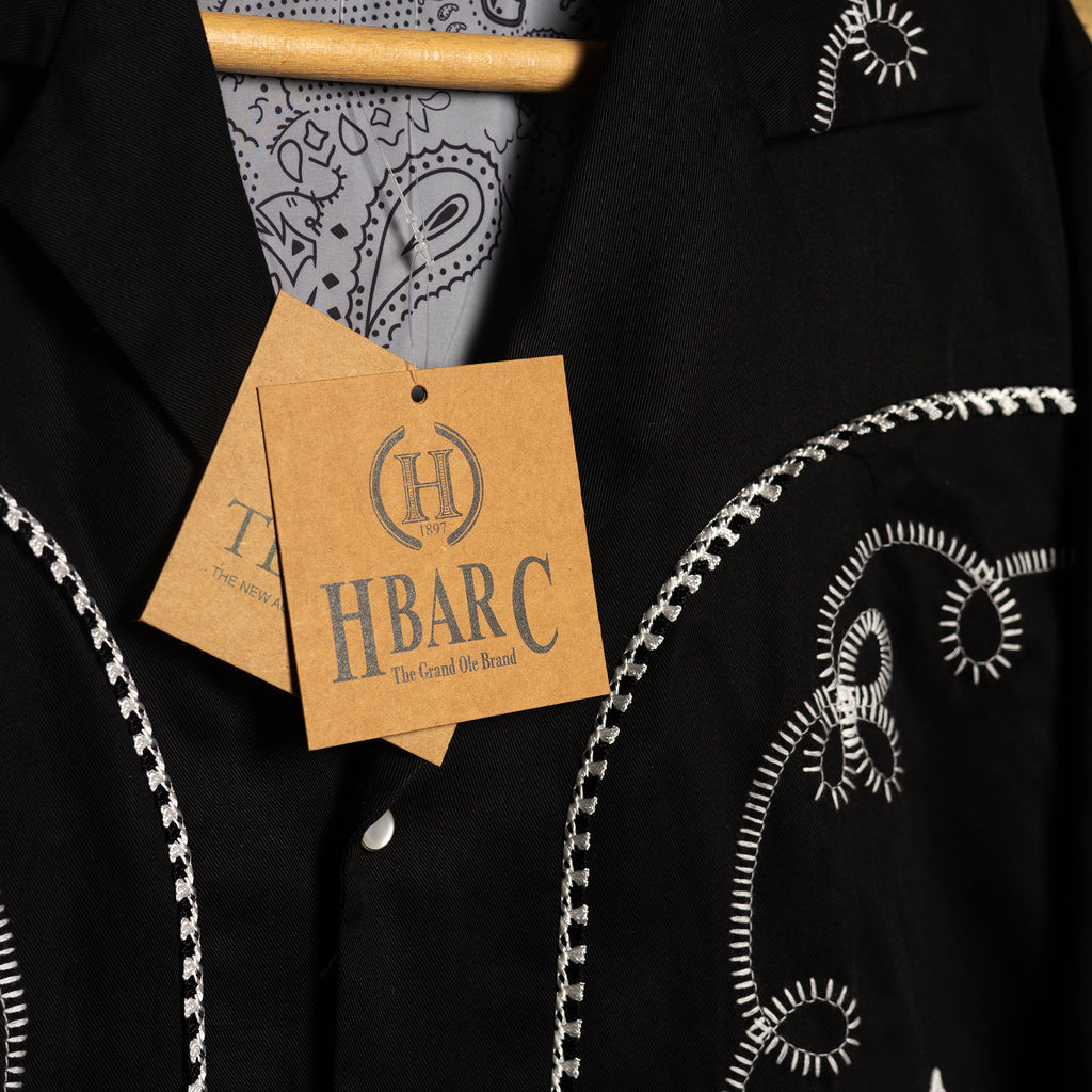 NWT H Bar C California Ranchwear Black Bolero Jacket M