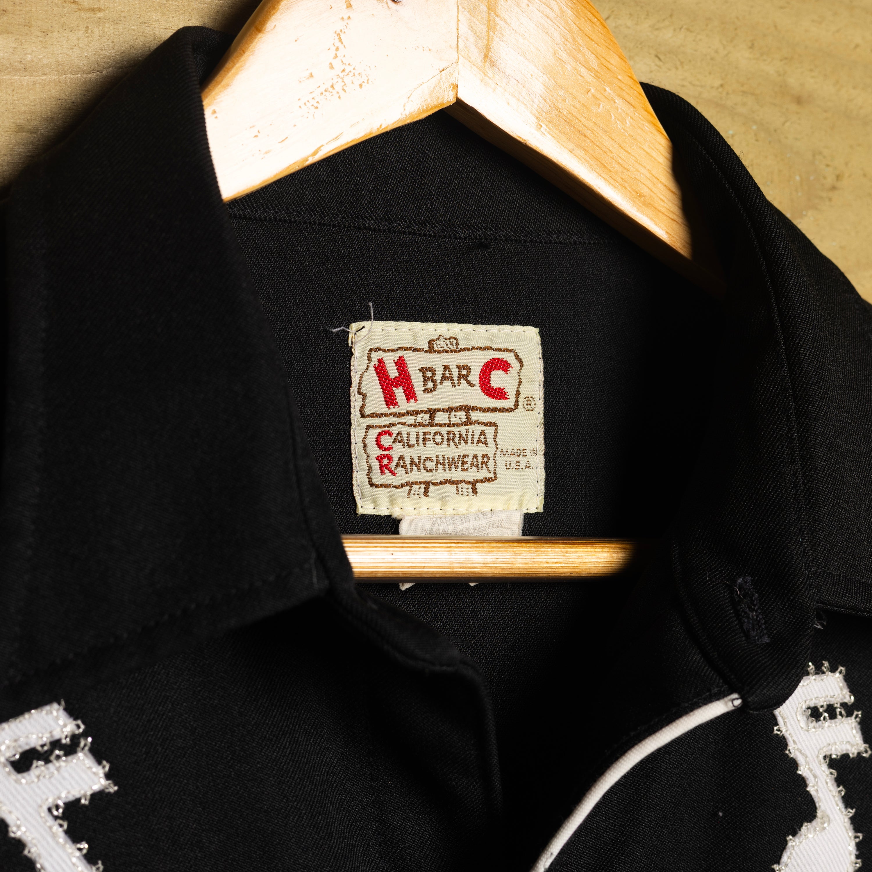 H Bar C California Ranchwear Vintage Musical Note Embroidered Pearl Snap Western Shirt — Size XL