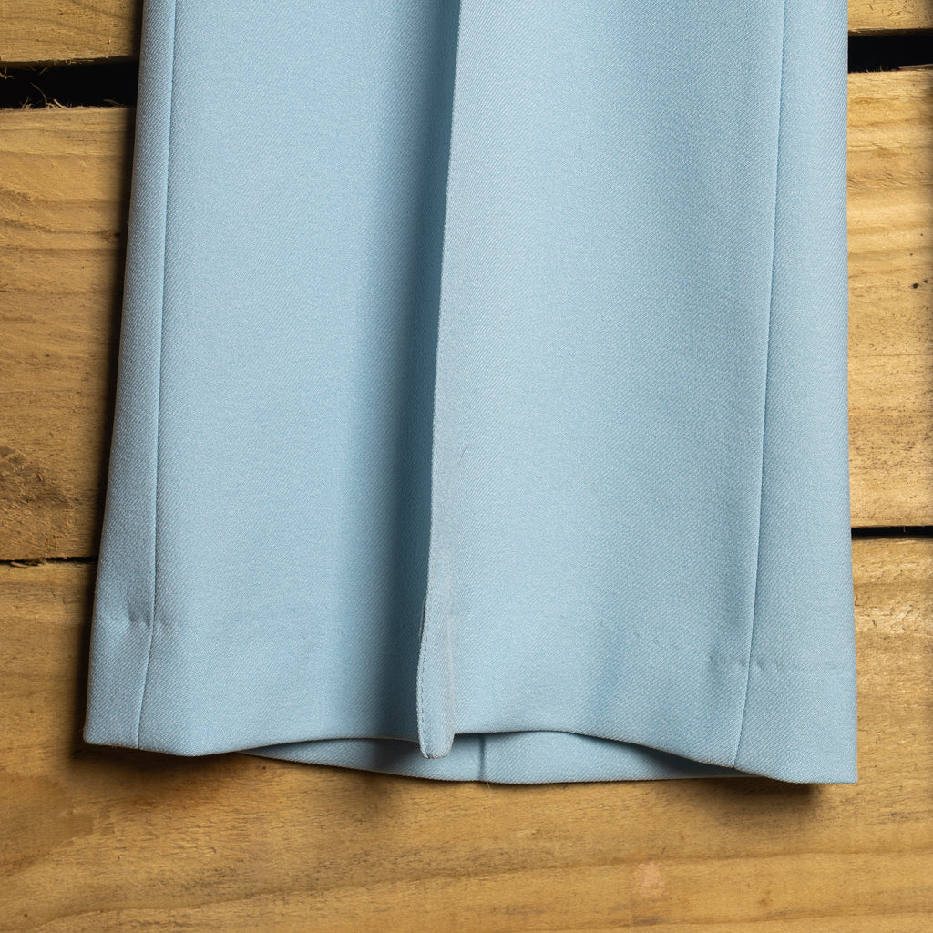 Vintage H Bar C Light Blue Western Trousers – M / 12–14