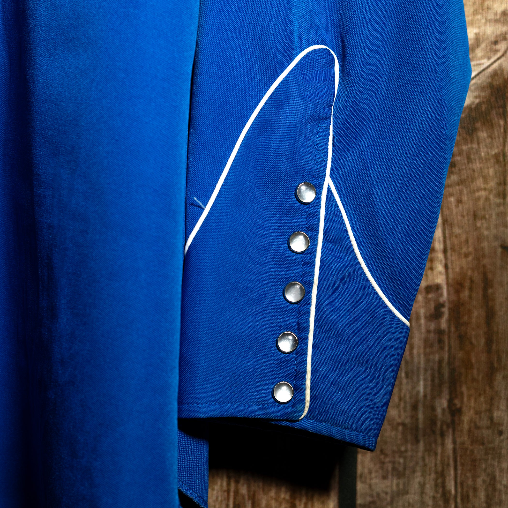 Vintage H Bar C California Ranchwear Blue Embroidered Western Shirt XL