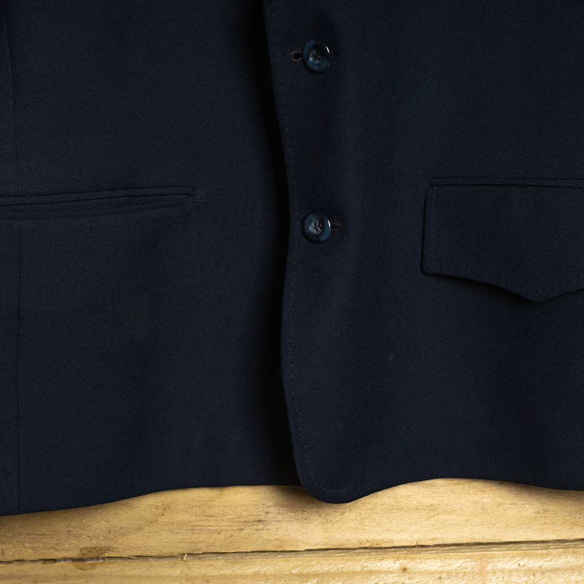 1970s H Bar C California Ranchwear Navy Western Sports Coat – M