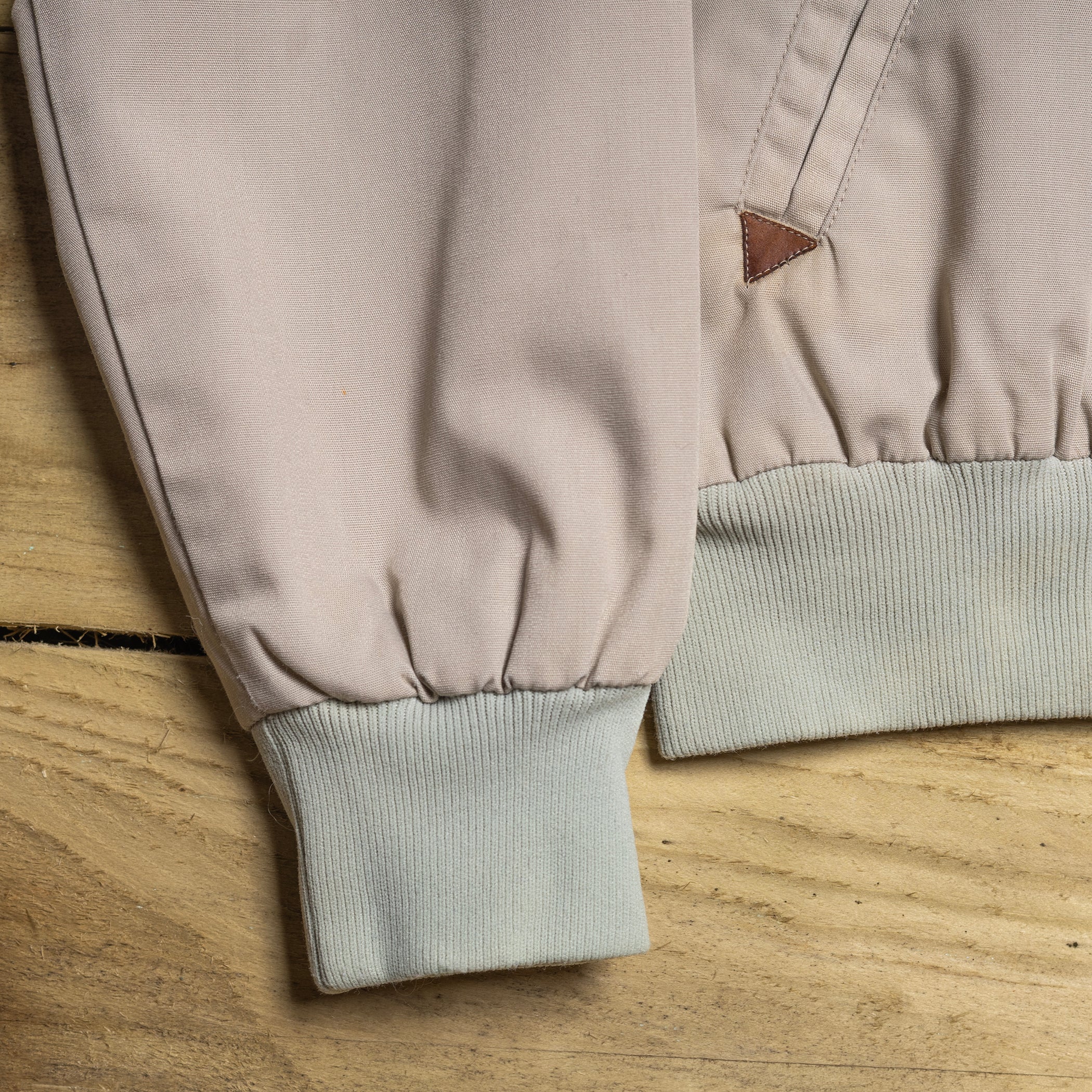 Vintage H Bar C California Ranchwear Beige Western Bomber Jacket L