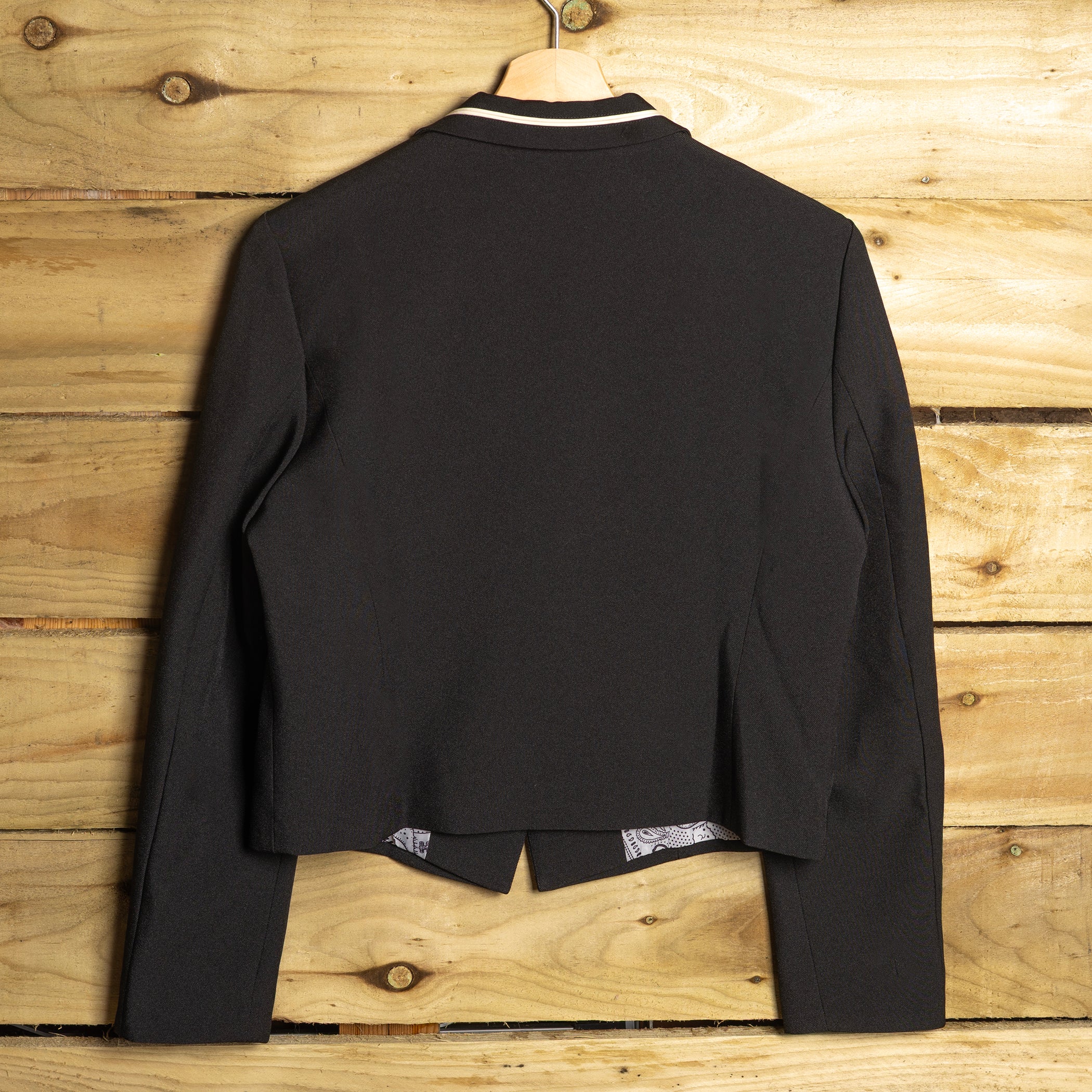 NWT H Bar C California Ranchwear Black Cowgirl Bolero Jacket – Smile Pockets, Size S