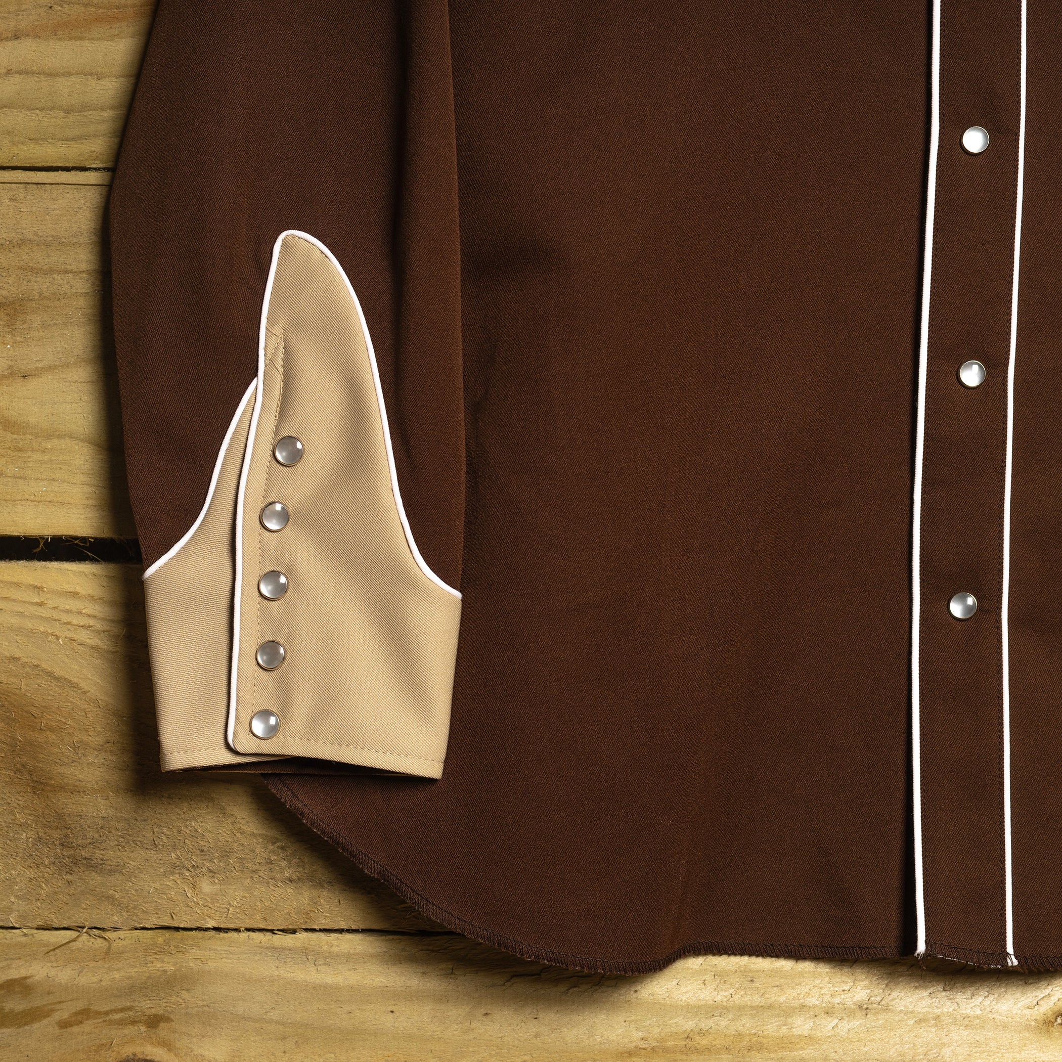 1960s Vintage H Bar C Embroidered Western Shirt with Pearl Snaps