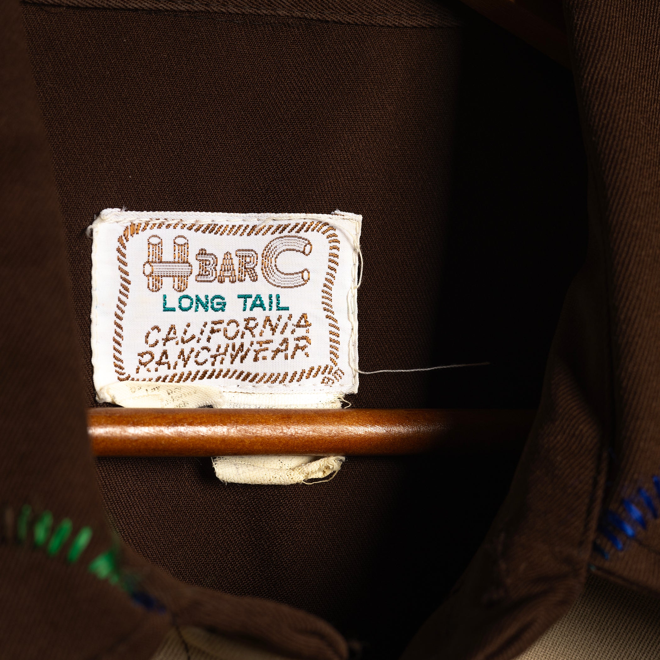 1960s Vintage H Bar C Embroidered Western Shirt with Pearl Snaps