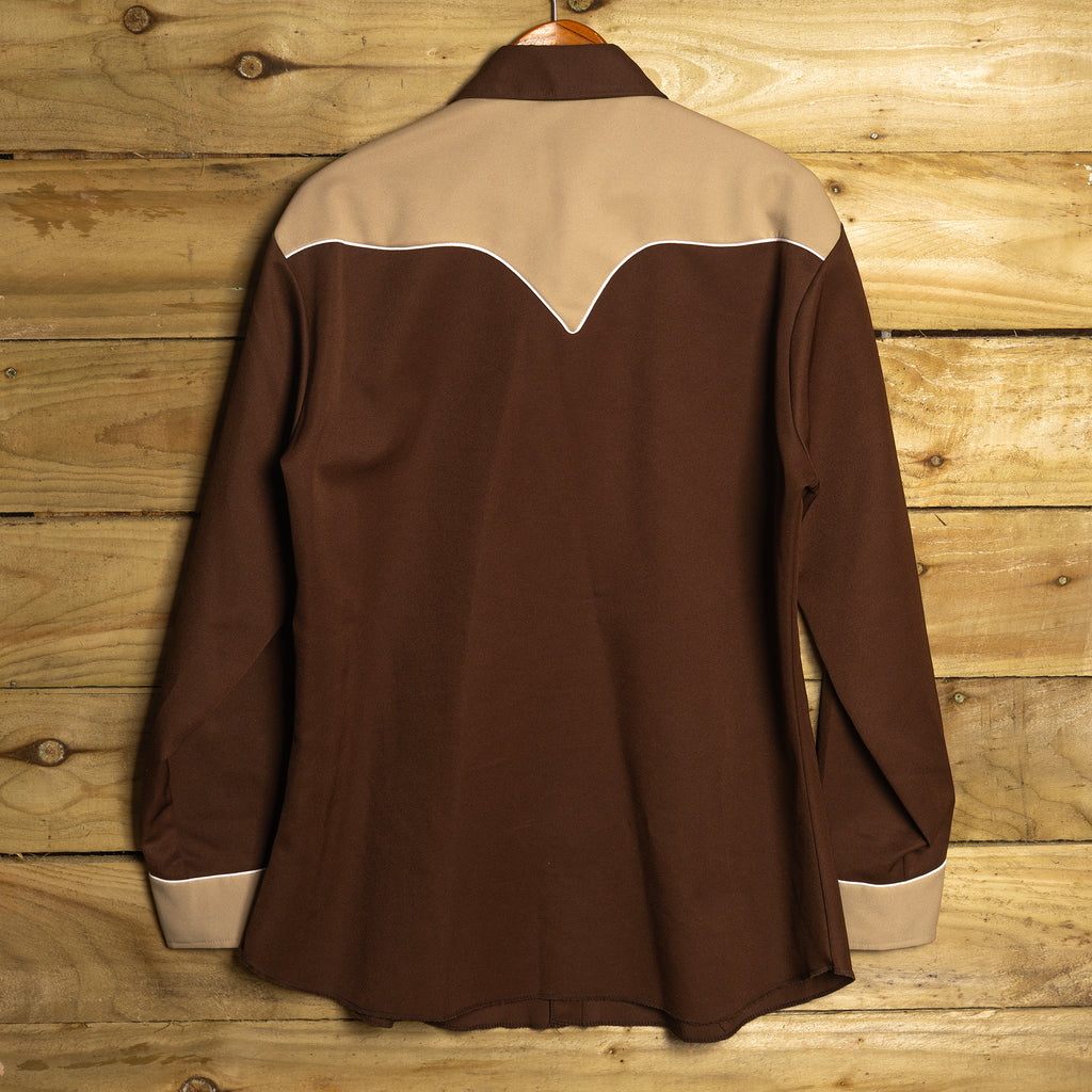 1960s Vintage H Bar C Embroidered Western Shirt with Pearl Snaps