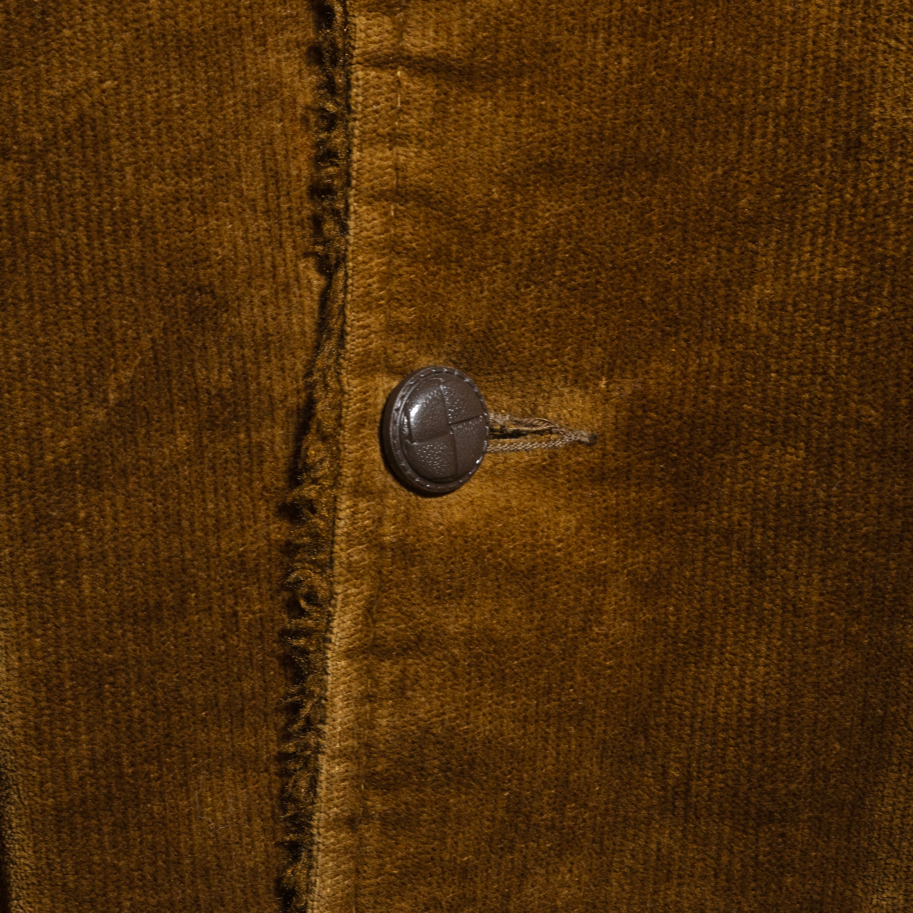 Vintage 1970s H Bar C California Ranchwear Mens Cord Sherpa Lined Jacket L