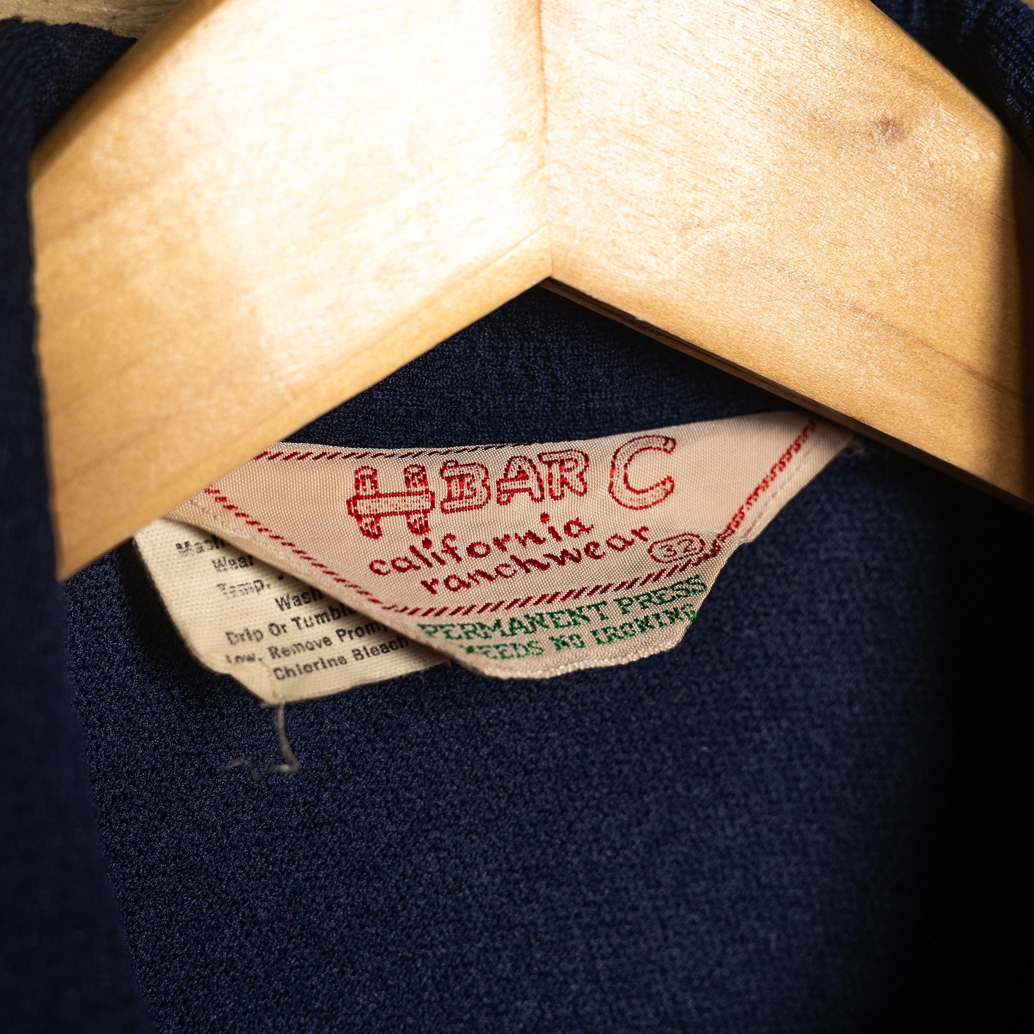 Vintage H Bar C California Ranchwear Permanent Women's Blue Blazer Jacket