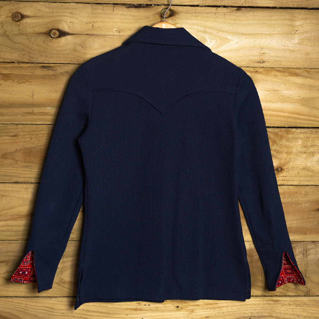 Vintage H Bar C California Ranchwear Women's Blue Western Blazer - Permanent Line - Size S