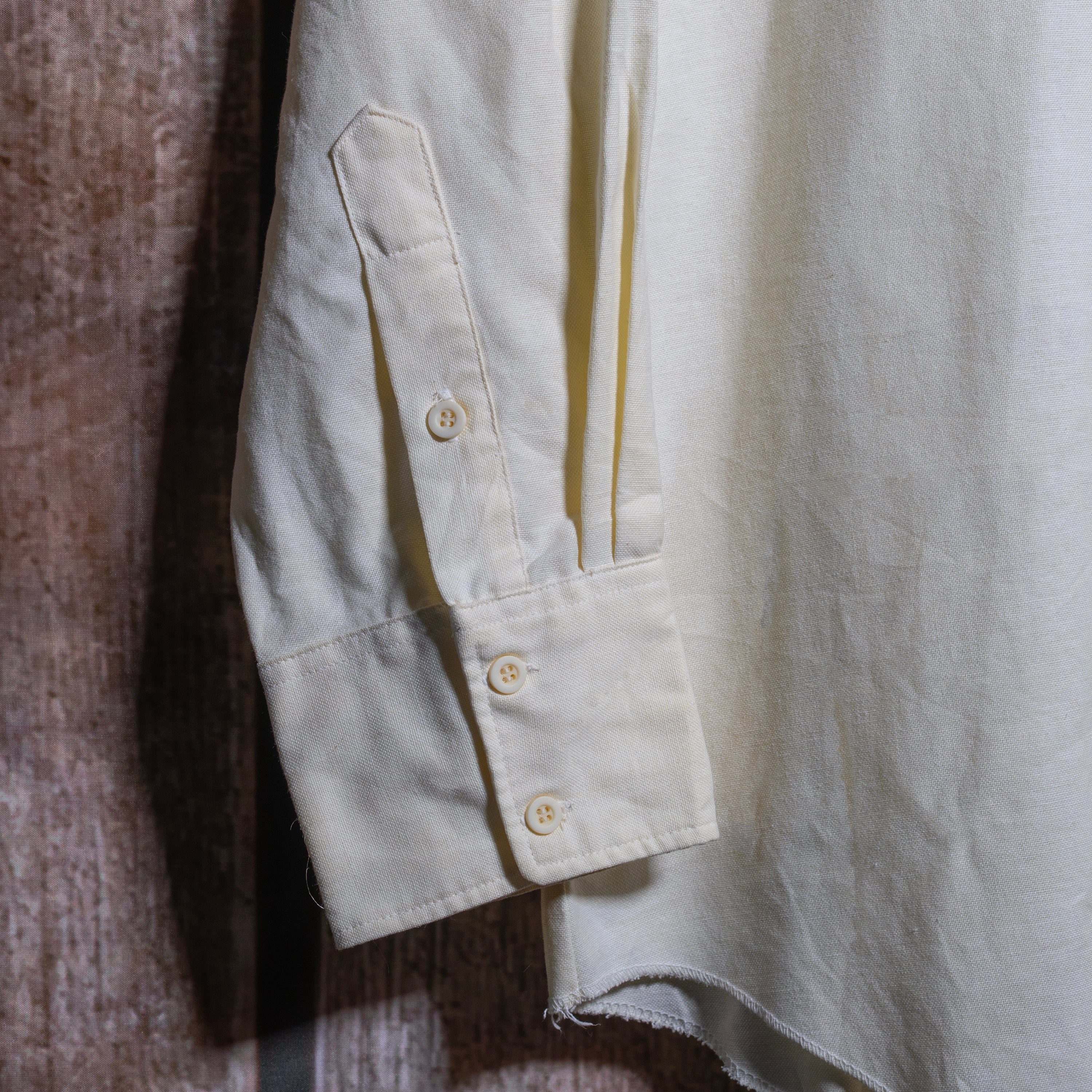 Vintage H Bar C California Ranchwear Cream Cotton Western Shirt XL