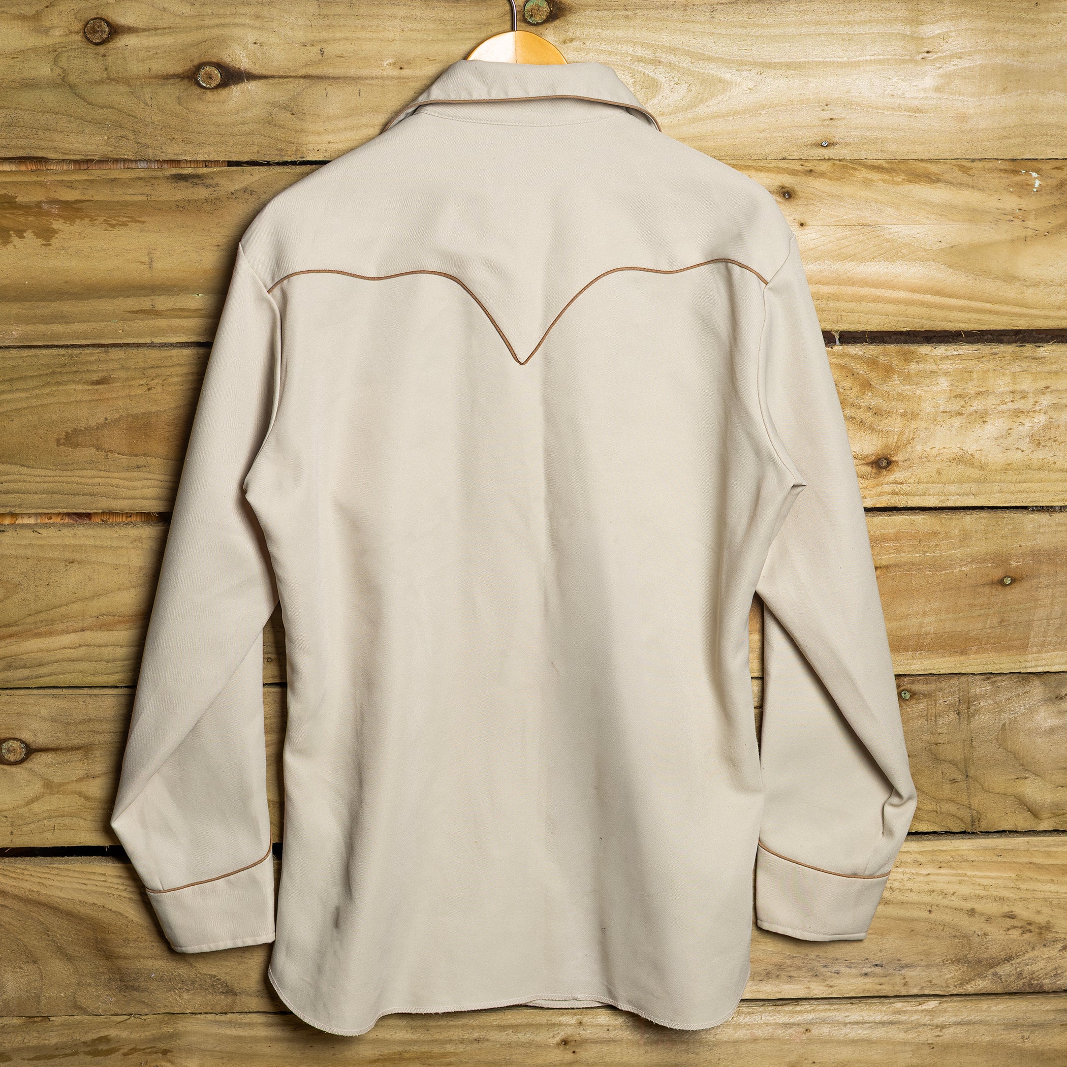 Vintage H Bar C California Ranchwear Eagle Embroidered Pearl Snap Longtail Western Shirt – Size L