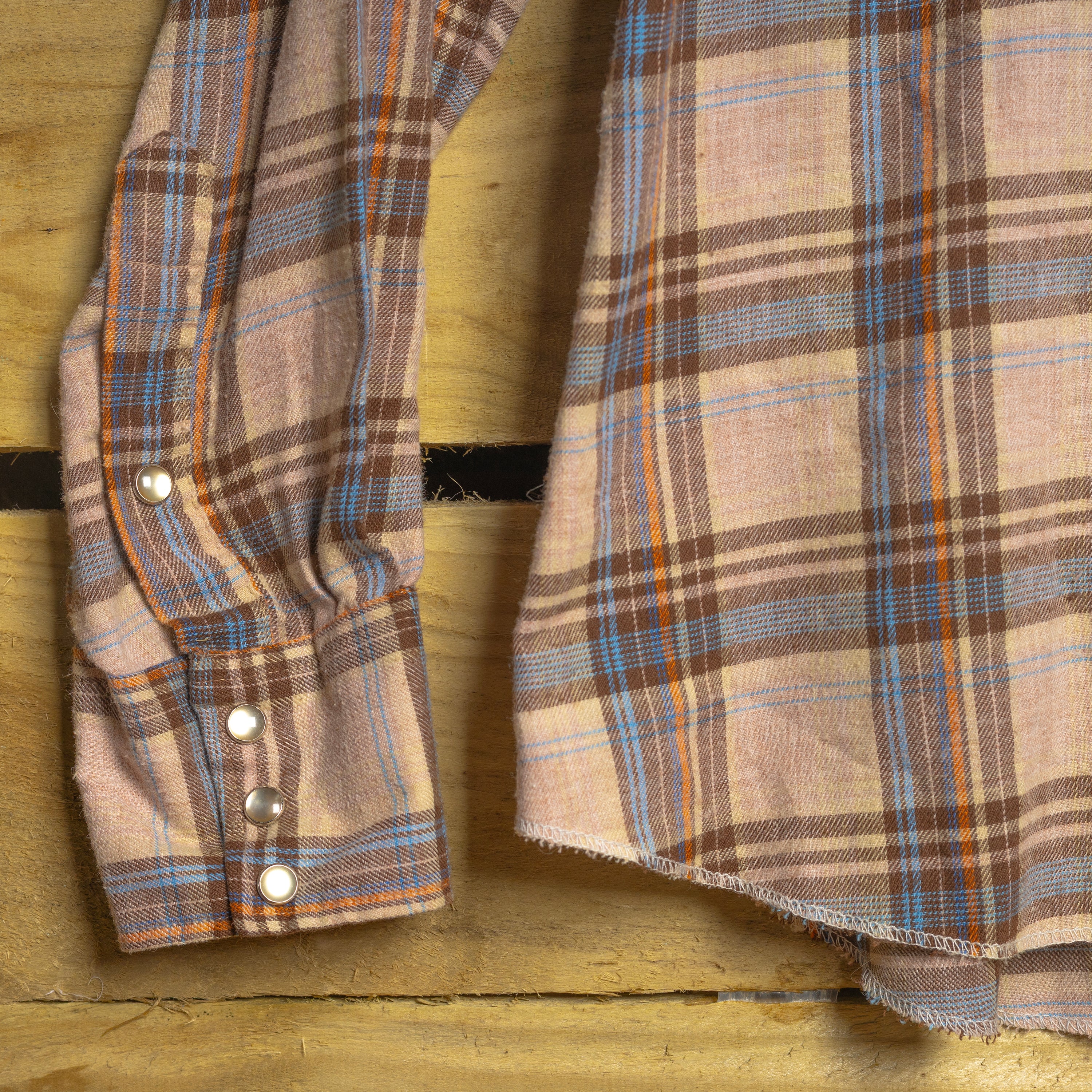 Vintage H Bar C California Ranchwear Flannel Plaid Western Shirt | Size XXL