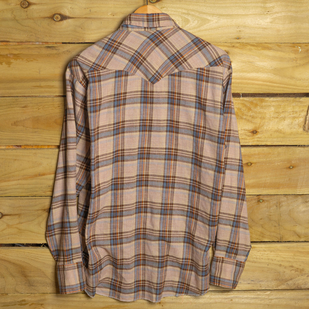 Vintage H Bar C California Ranchwear Flannel Plaid Western Shirt | Size XXL