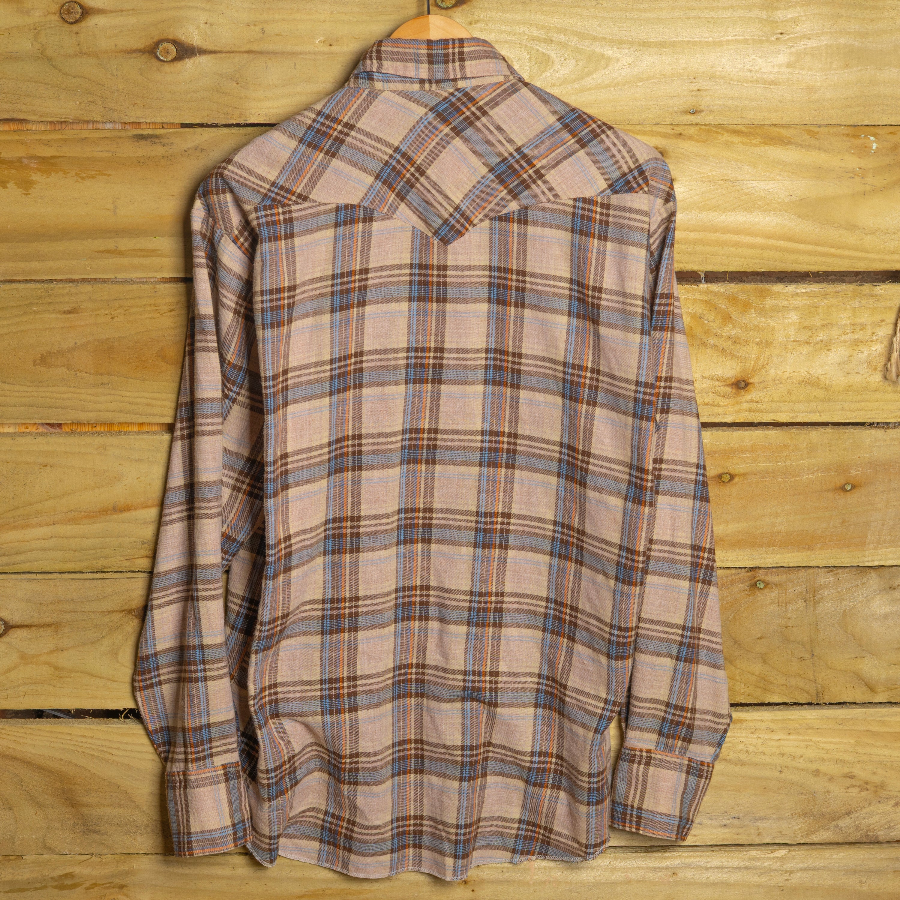 Vintage H Bar C California Ranchwear Flannel Plaid Western Shirt | Size XXL