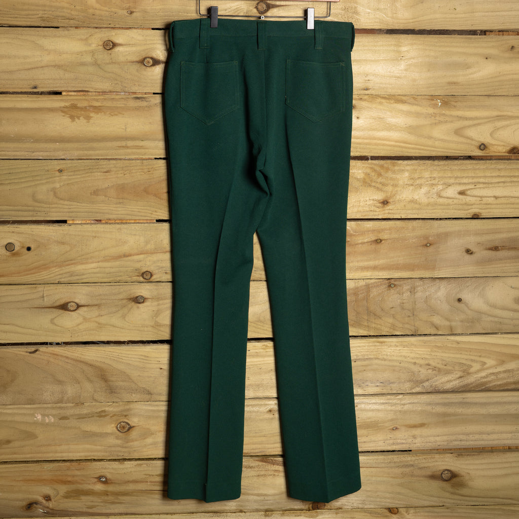 1950s-60s H Bar C California Ranchwear Green Western Two-Piece Suit, Size 34