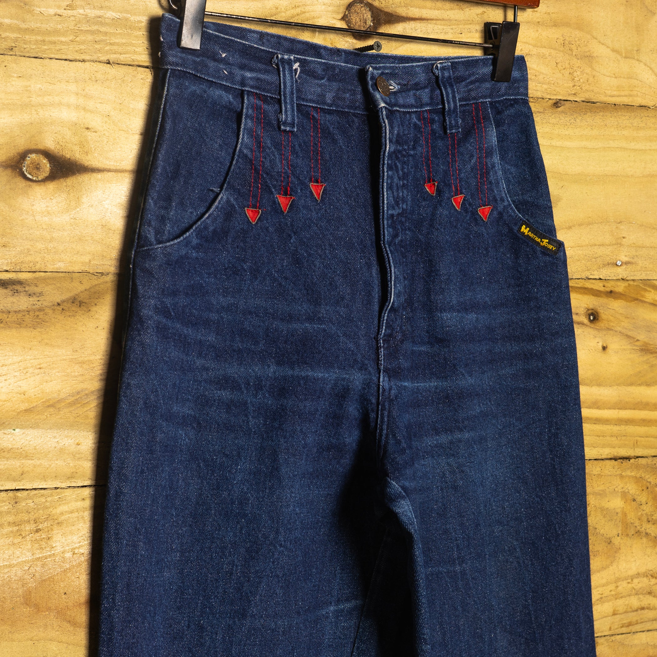 Vintage H Bar C California Ranchwear Martha Josey Collection Denim Jeans W26 L34