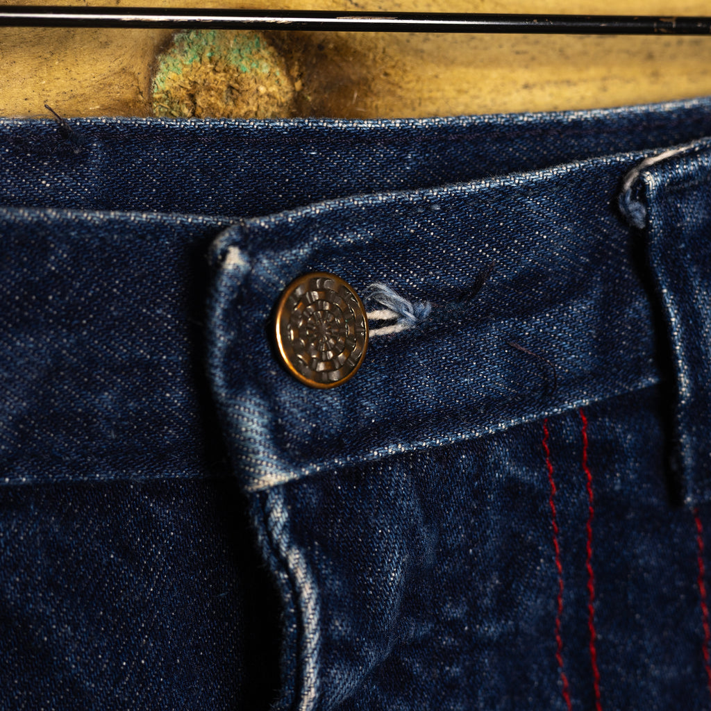 Vintage H Bar C Martha Josey Collection Denim Jeans - Pearl Snaps - W26 L34 - Collectible