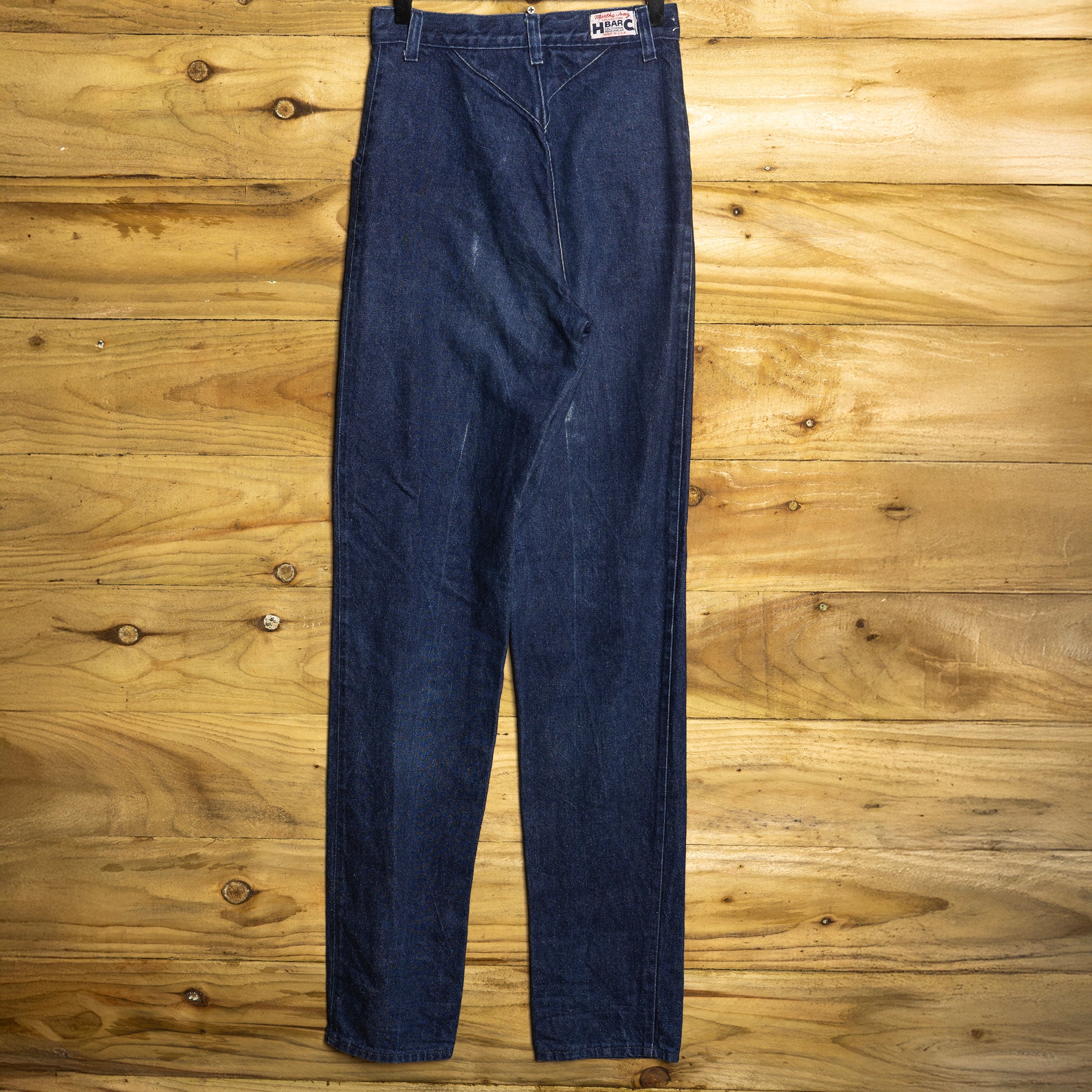 Vintage H Bar C Martha Josey Collection Denim Jeans - Pearl Snaps - W26 L34 - Collectible