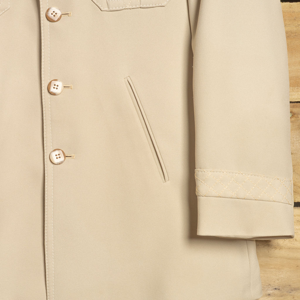 H Bar C California Ranchwear Vintage 1970s Beige Western Suit | Jacket & Pants | Men's L