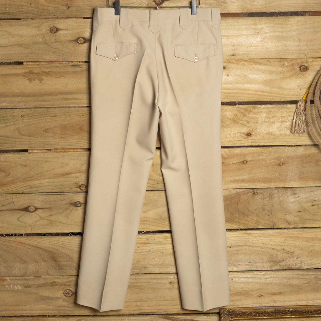 H Bar C California Ranchwear Vintage 1970s Beige Western Suit | Jacket & Pants | Men's L
