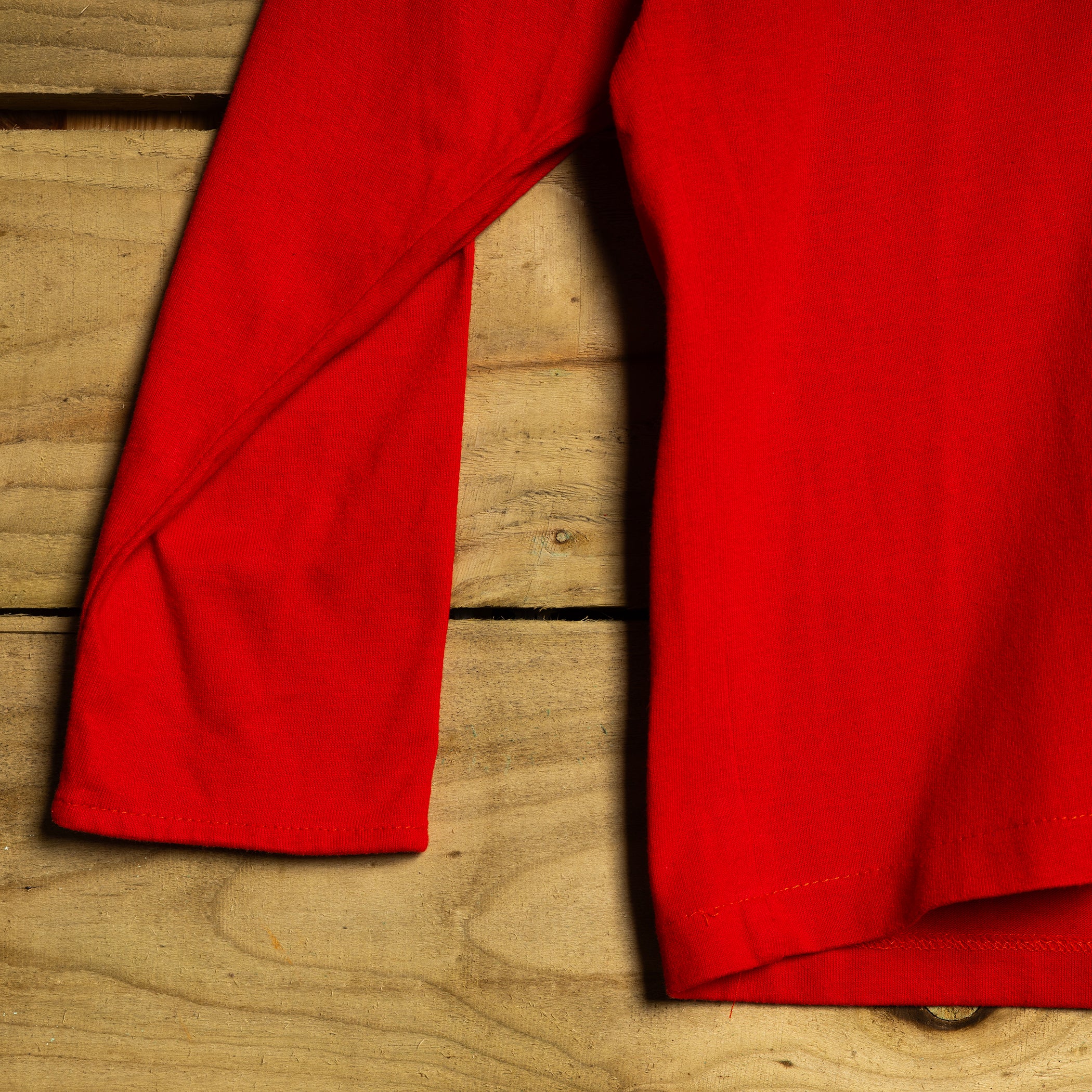1980s H Bar C California Ranchwear Red Fringe Western Shirt with Metal Studs — S/M
