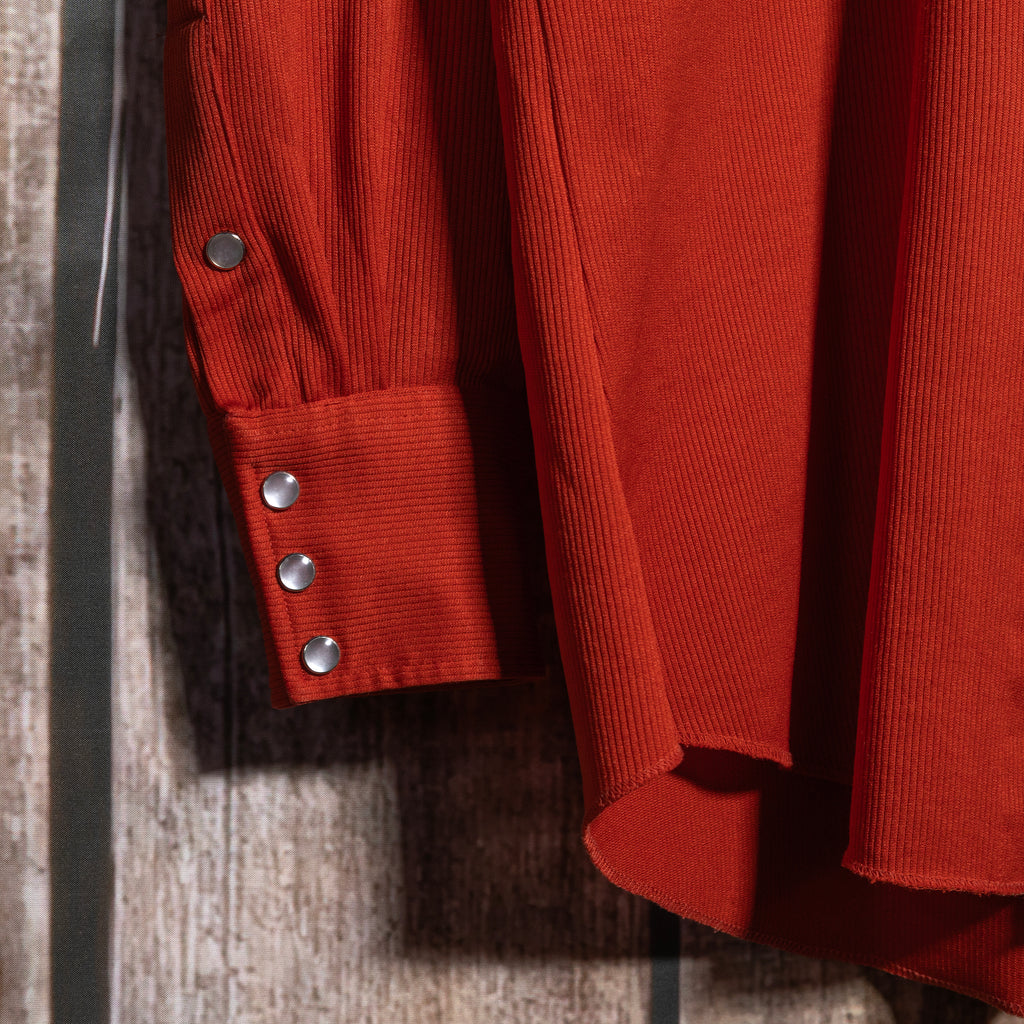 Vintage 1970s H Bar C California Ranchwear Red Western Shirt L