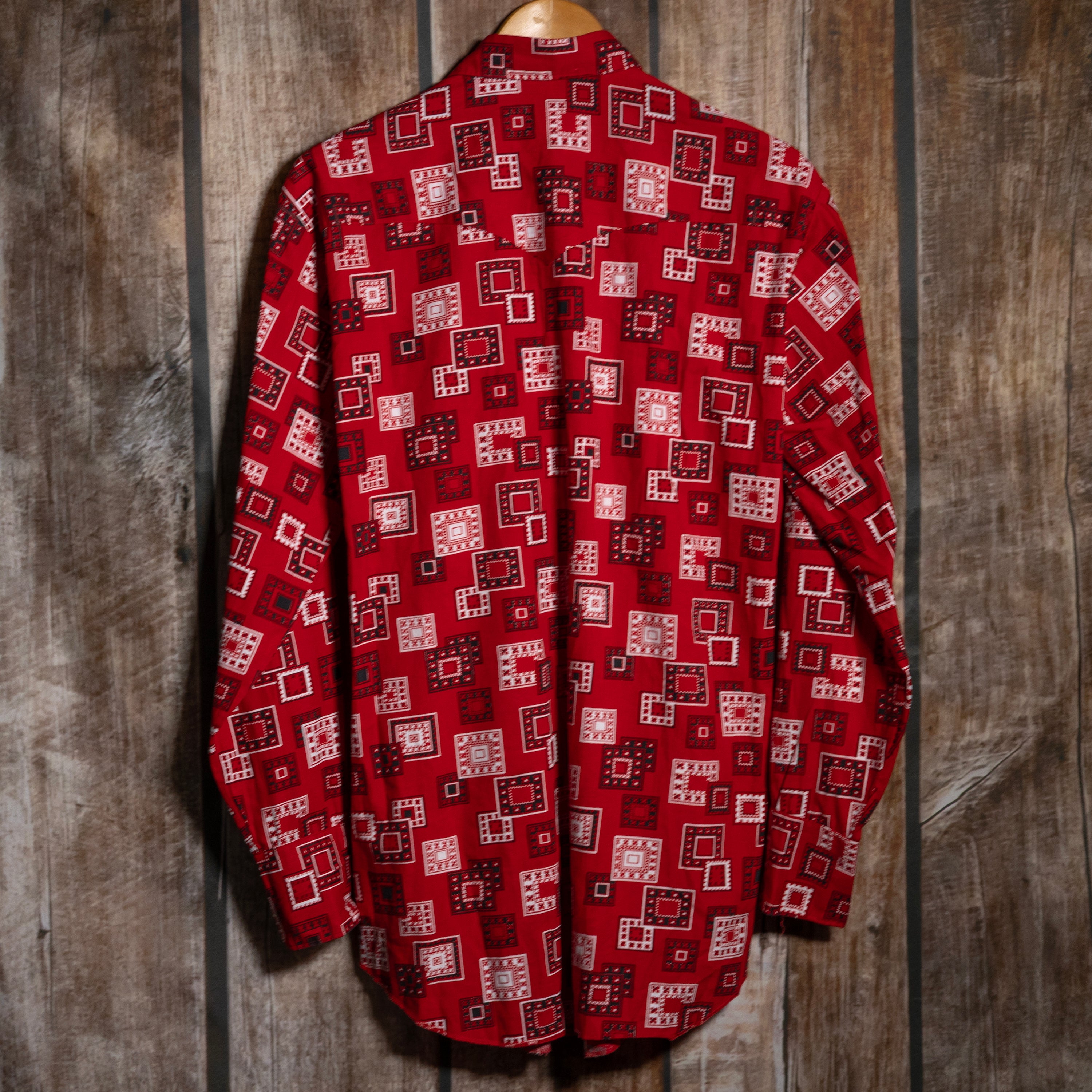 Vintage H Bar C California Ranchwear Bandana Design Print Western Shirt M