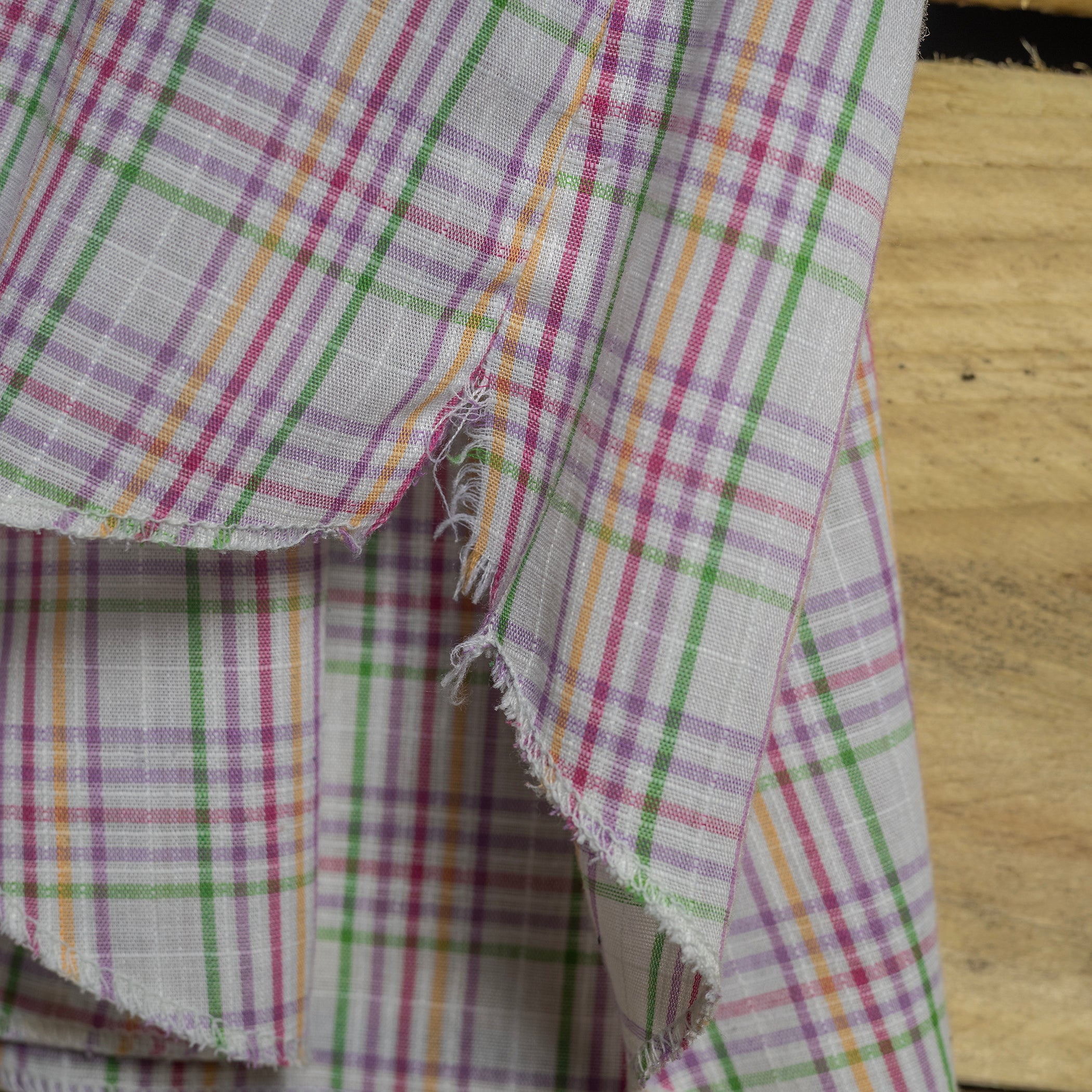Vintage H Bar C California Ranchwear Striped Pearl Snap Longtail Shirt – Size L–XL