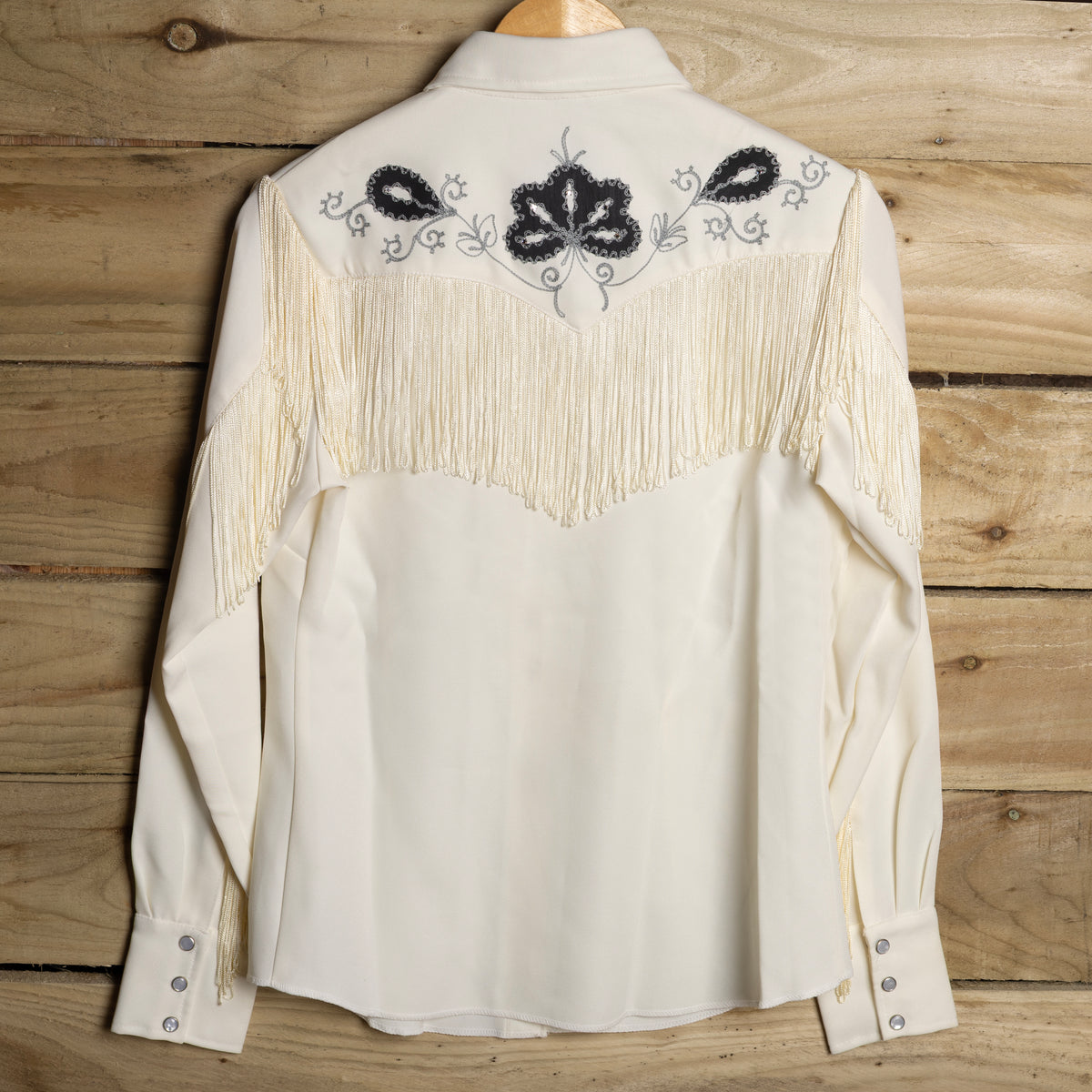 Vintage H Bar C Women's White Taos Pearl Snap Western Shirt – Size 36