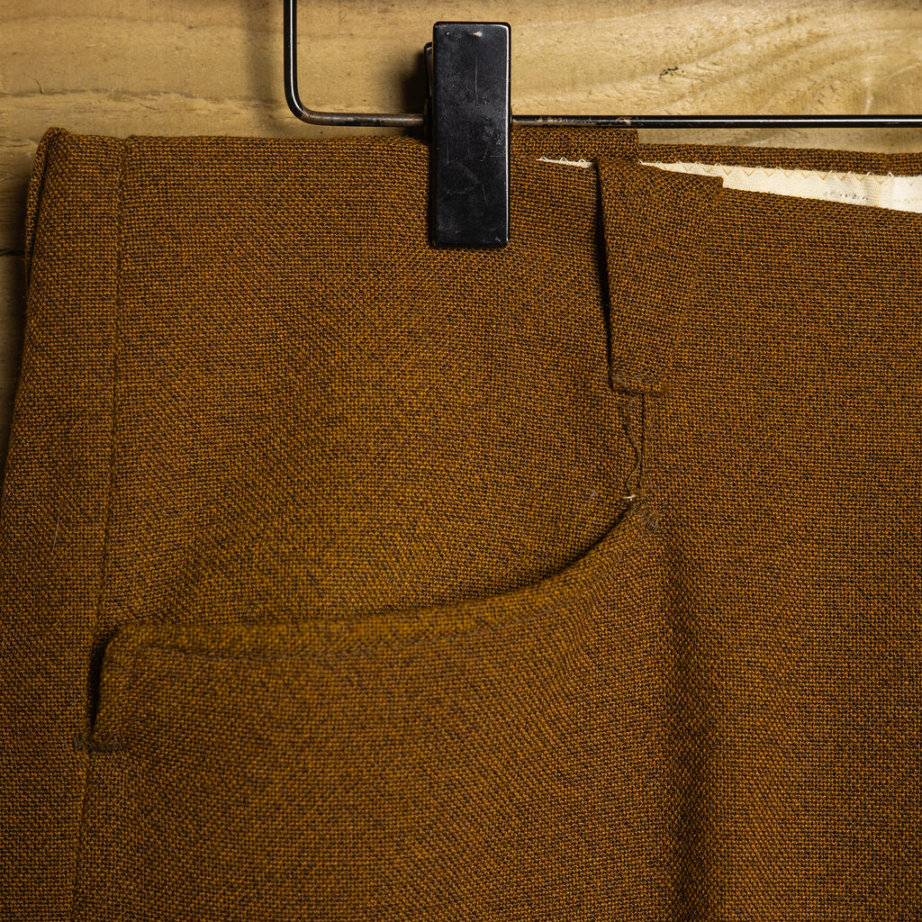Vintage H Bar C California Ranchwear Brown Western Cut Cowboy Pants - W34 L27