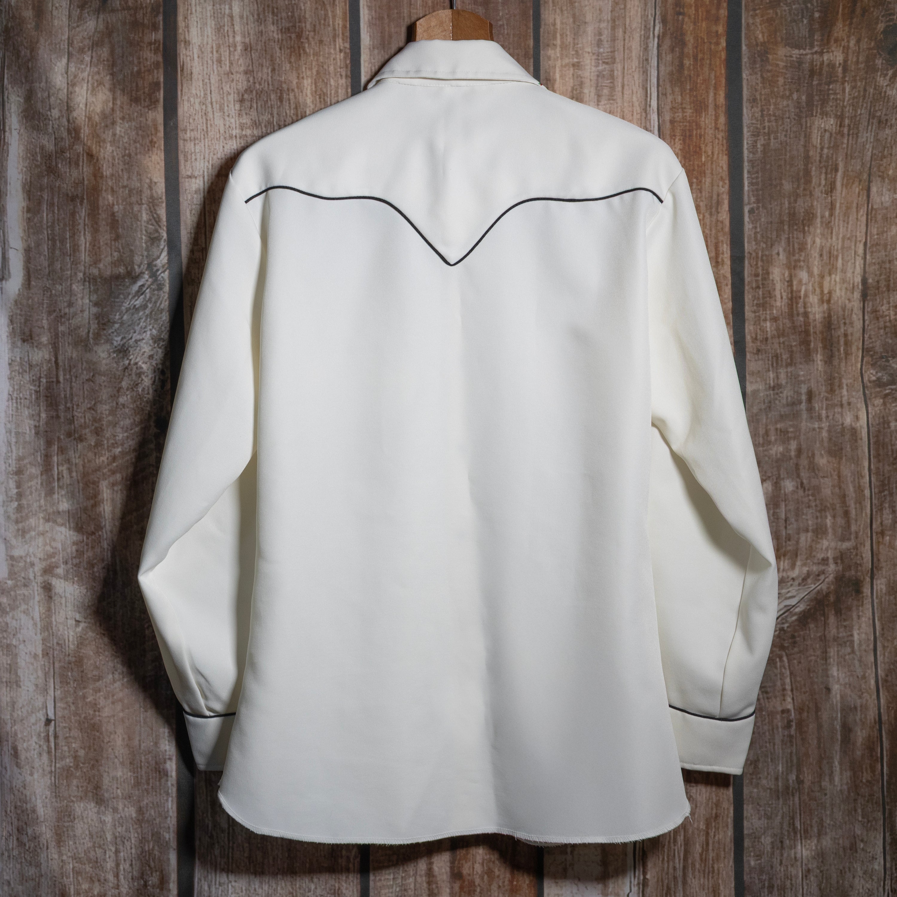 Vintage H Bar C California Ranchwear White Embroidered Western Shirt L