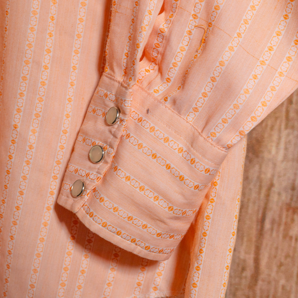 Vinted 1960s H Bar C California Ranchwear Peach Cowboy Shirt M