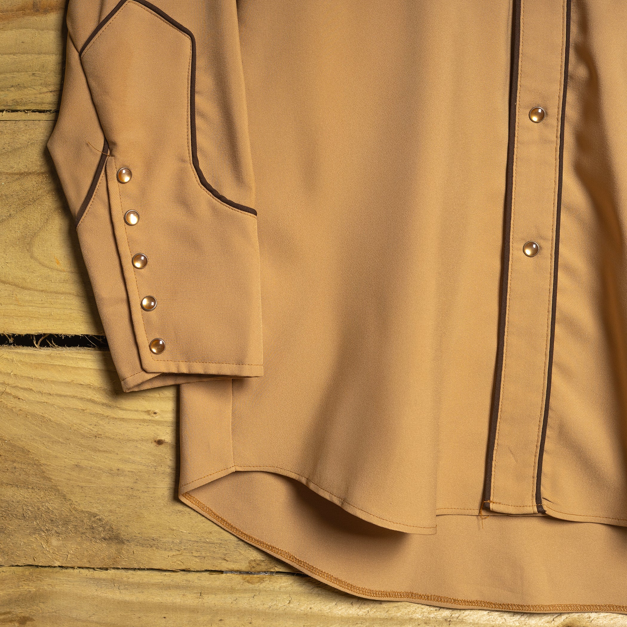 Vintage Miller Western Wear Embroidered Cowboy Shirt with Pearl Snaps