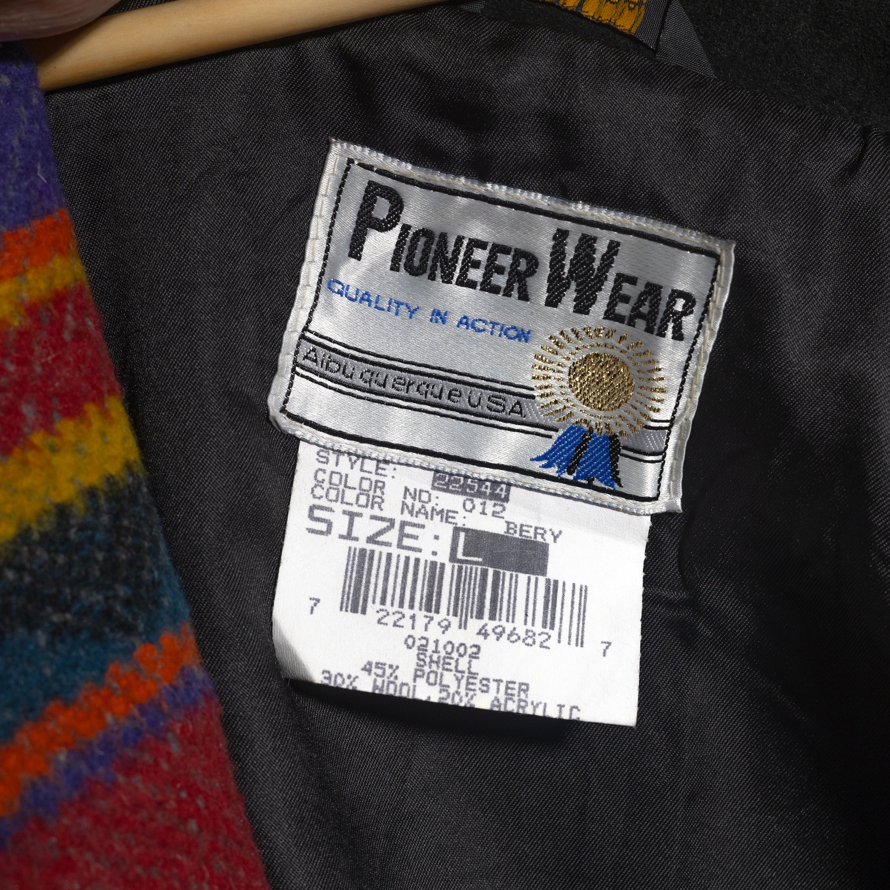 Vintage Pioneer Wear Fringe Western Jacket L / 12