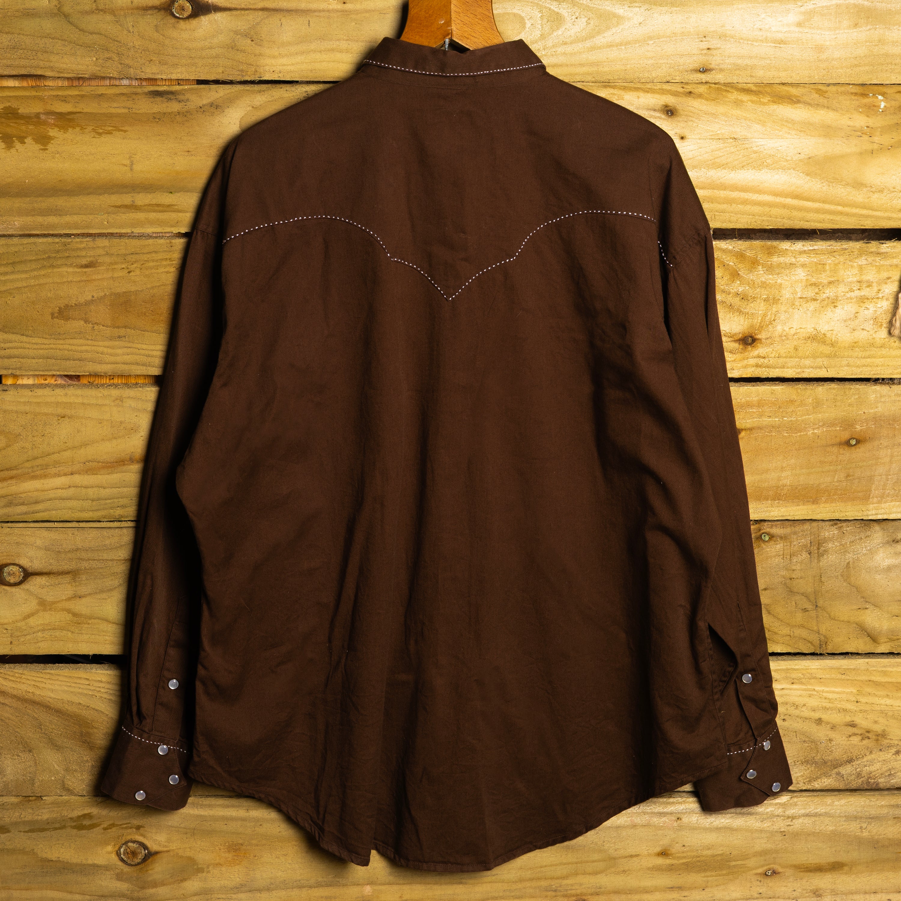 Rockmount Ranch Wear Brown Quarter Horse Western Shirt – XXL