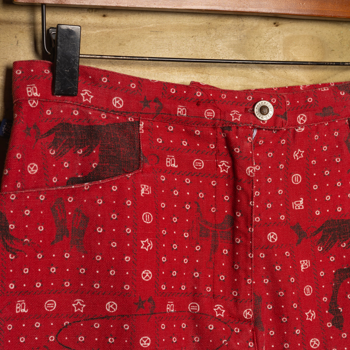 Rockmount Ranch Wear Red Cotton Cowboy Skirt – S / UK 8–10