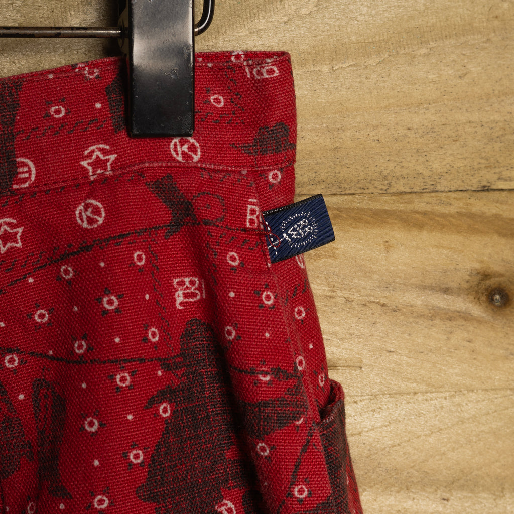 Rockmount Ranch Wear Red Cotton Cowboy Skirt – S / UK 8–10