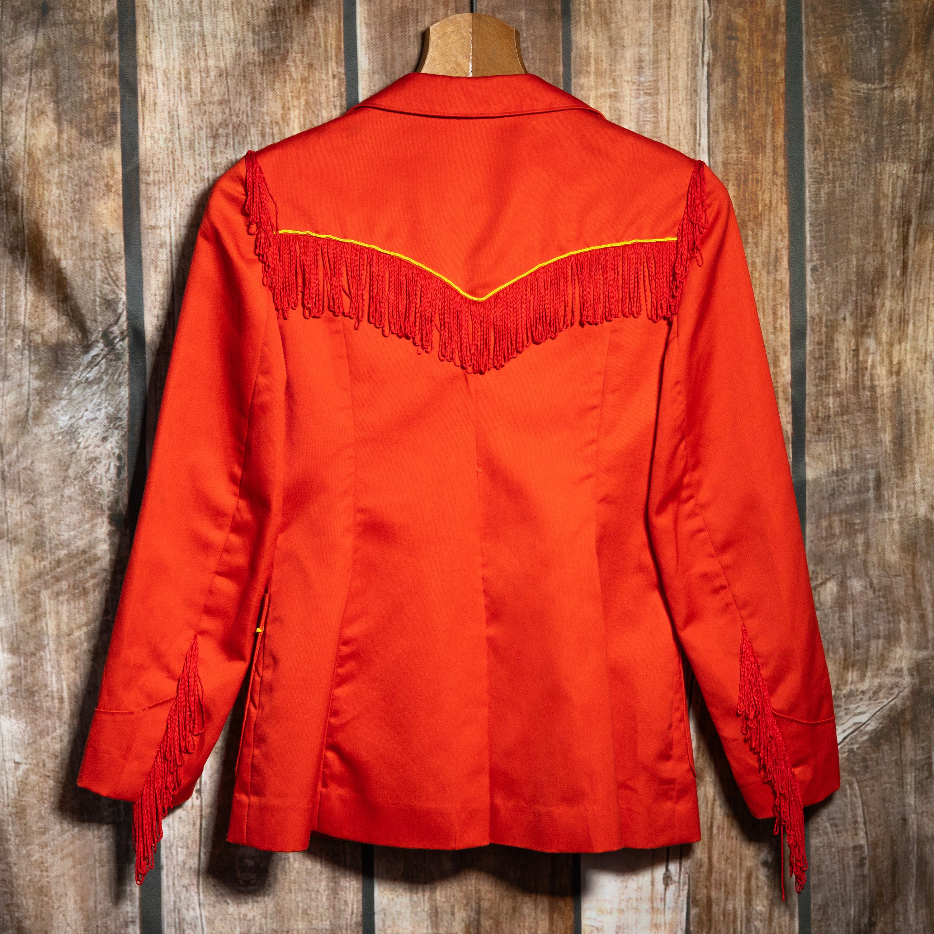 Vintage 1970s H Bar C Ranchwear Western Fringed Jacket S